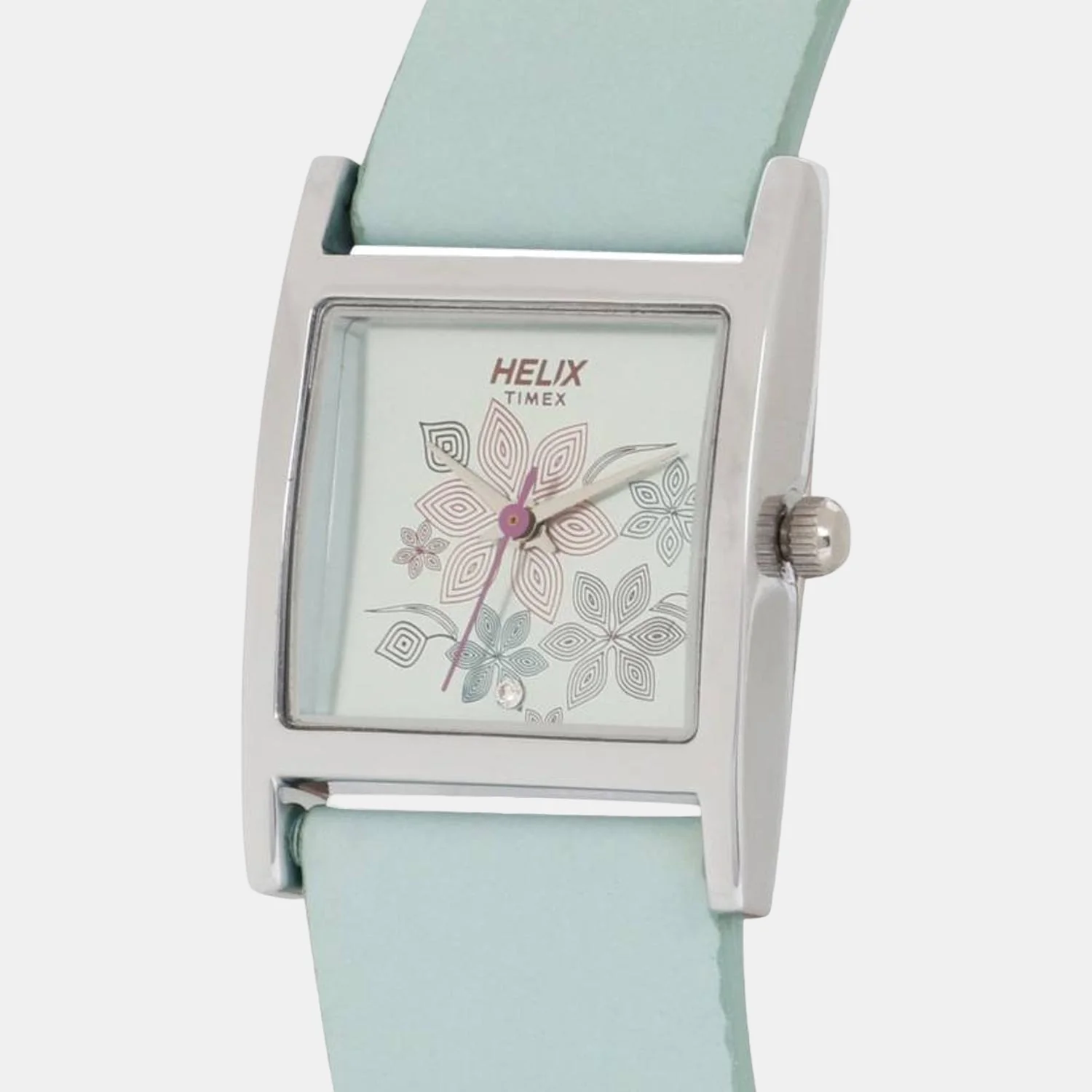 Women Quartz Blue Dial Analog Leather Watch TW034HL05 - Image 2