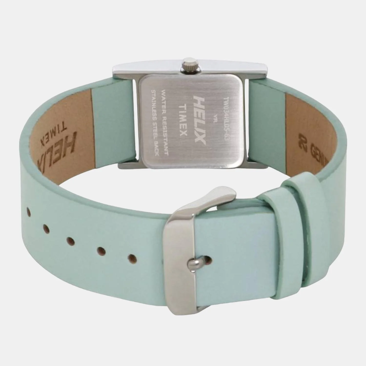 Women Quartz Blue Dial Analog Leather Watch TW034HL05 - Image 3