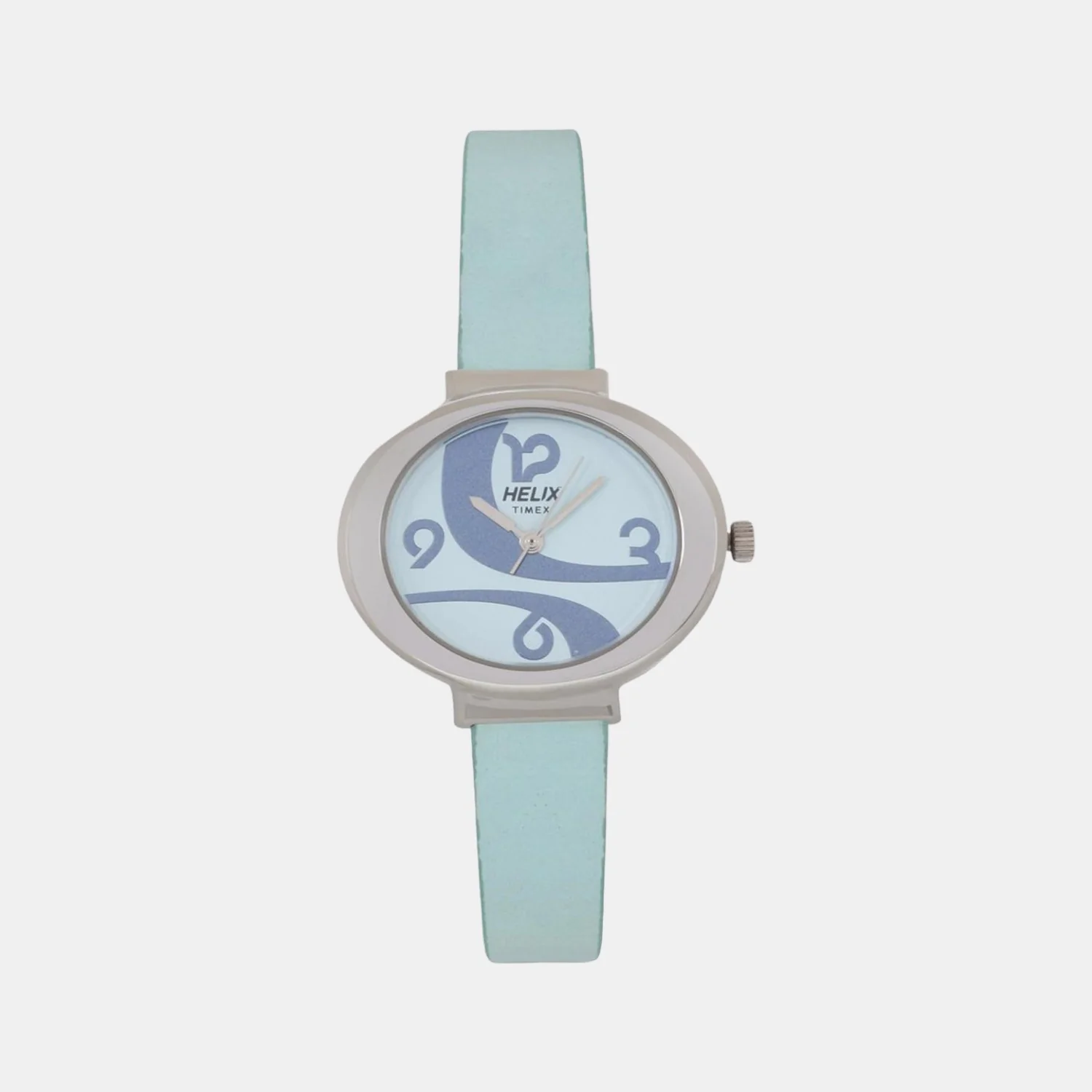 Women Quartz Blue Dial Analog Leather Watch TW039HL01