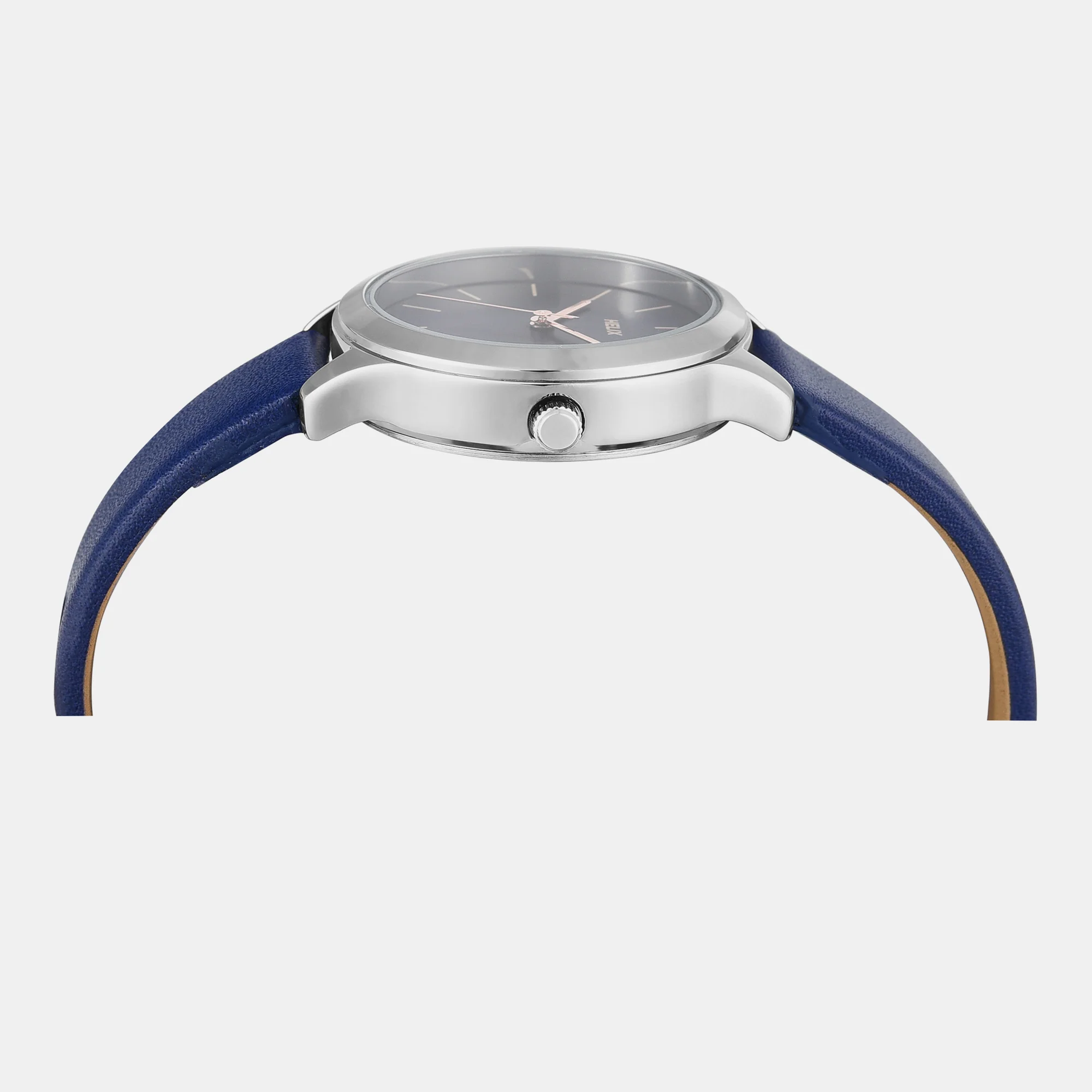 Women Quartz Blue Dial Analog Leather Watch TW055HL00 - Image 5