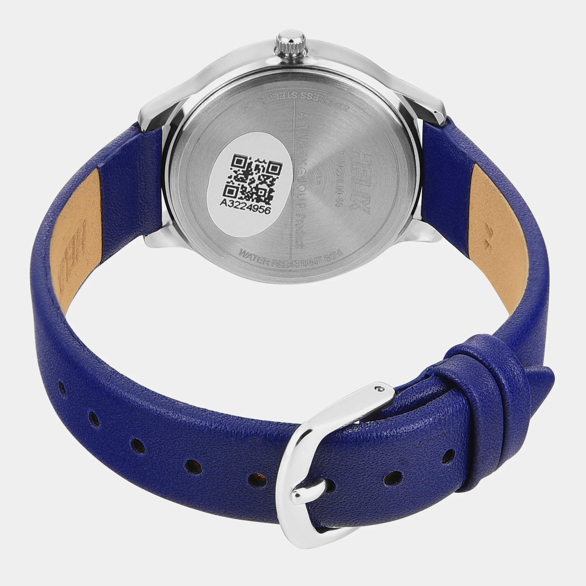 Women Quartz Blue Dial Analog Leather Watch TW055HL00 - Image 6