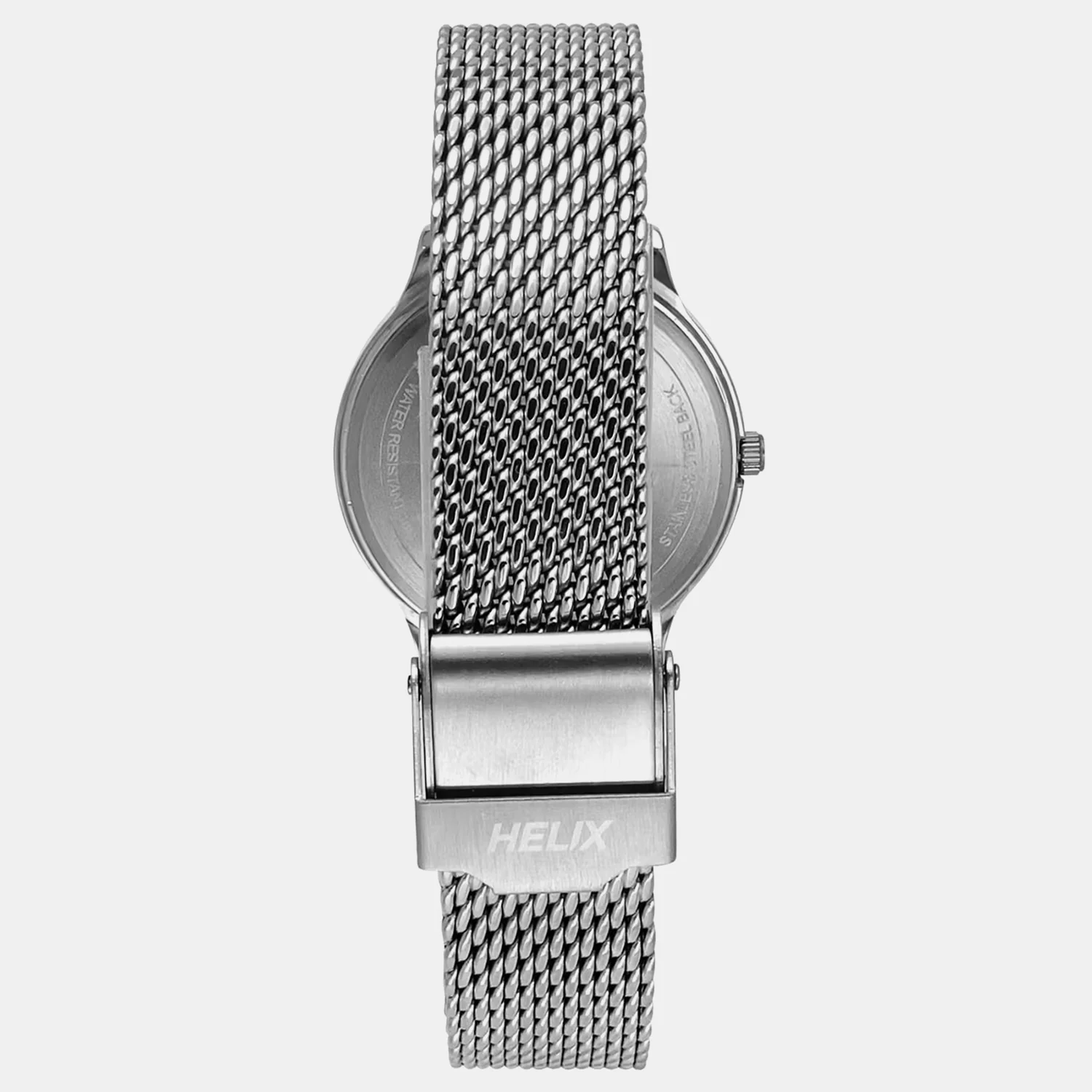 Women Quartz Blue Dial Analog Mesh Watch TW022HL34 - Image 4