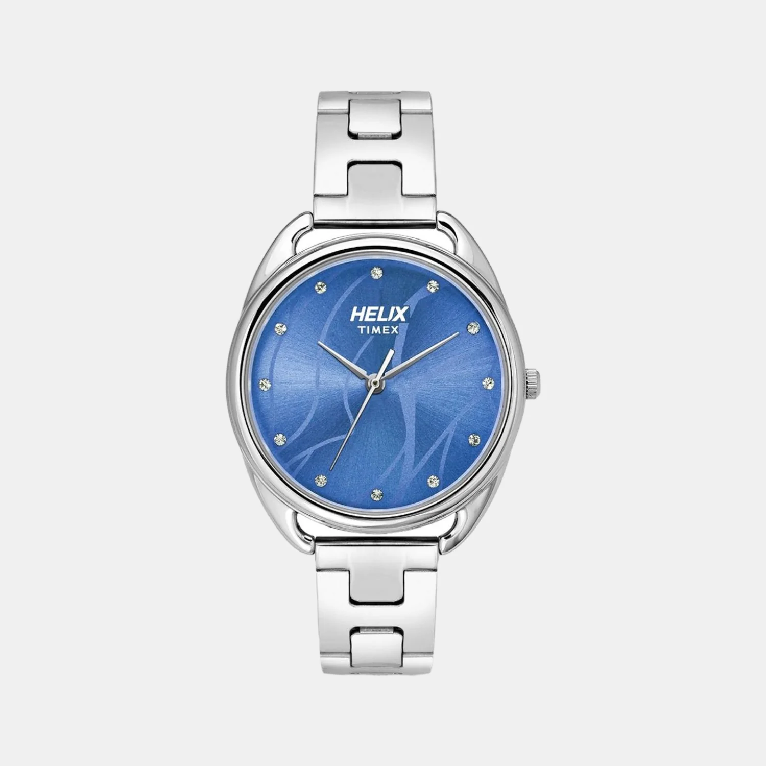 Women Quartz Blue Dial Analog Stainless Steel Watch TW043HL04