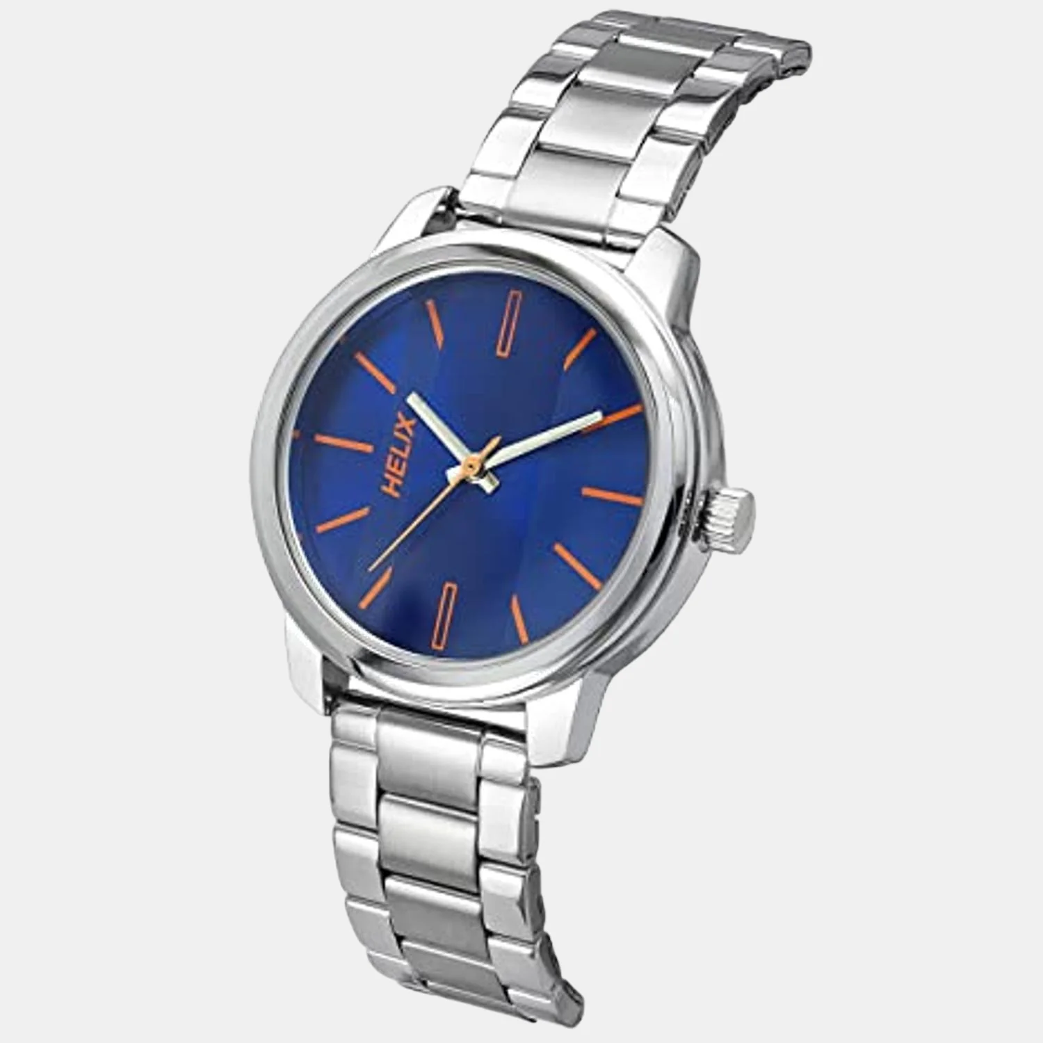 Women Quartz Blue Dial Analog Stainless Steel Watch TW048HL04 - Image 3