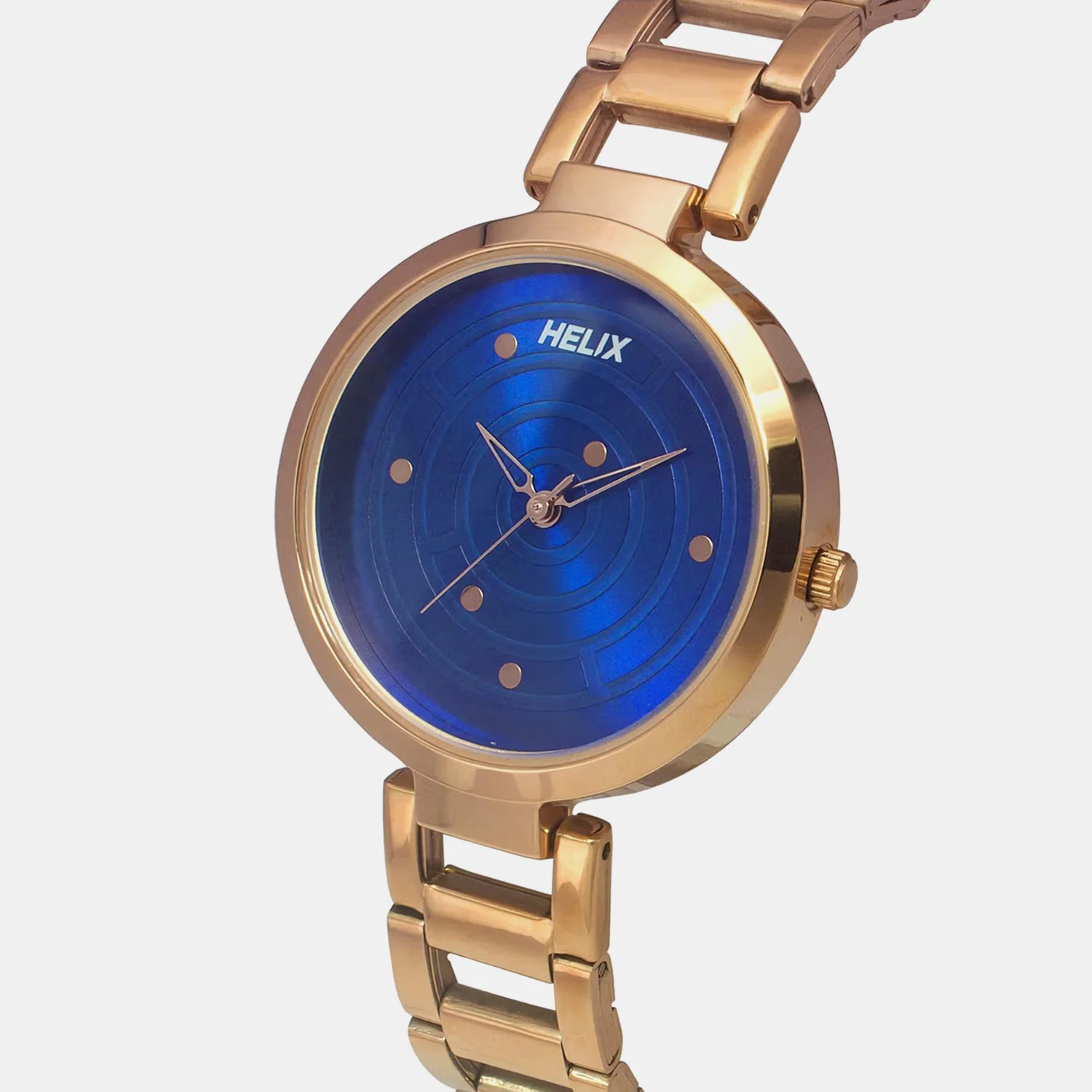 Women Quartz Blue Dial Analog Stainless Steel Watch TW054HL04 - Image 2