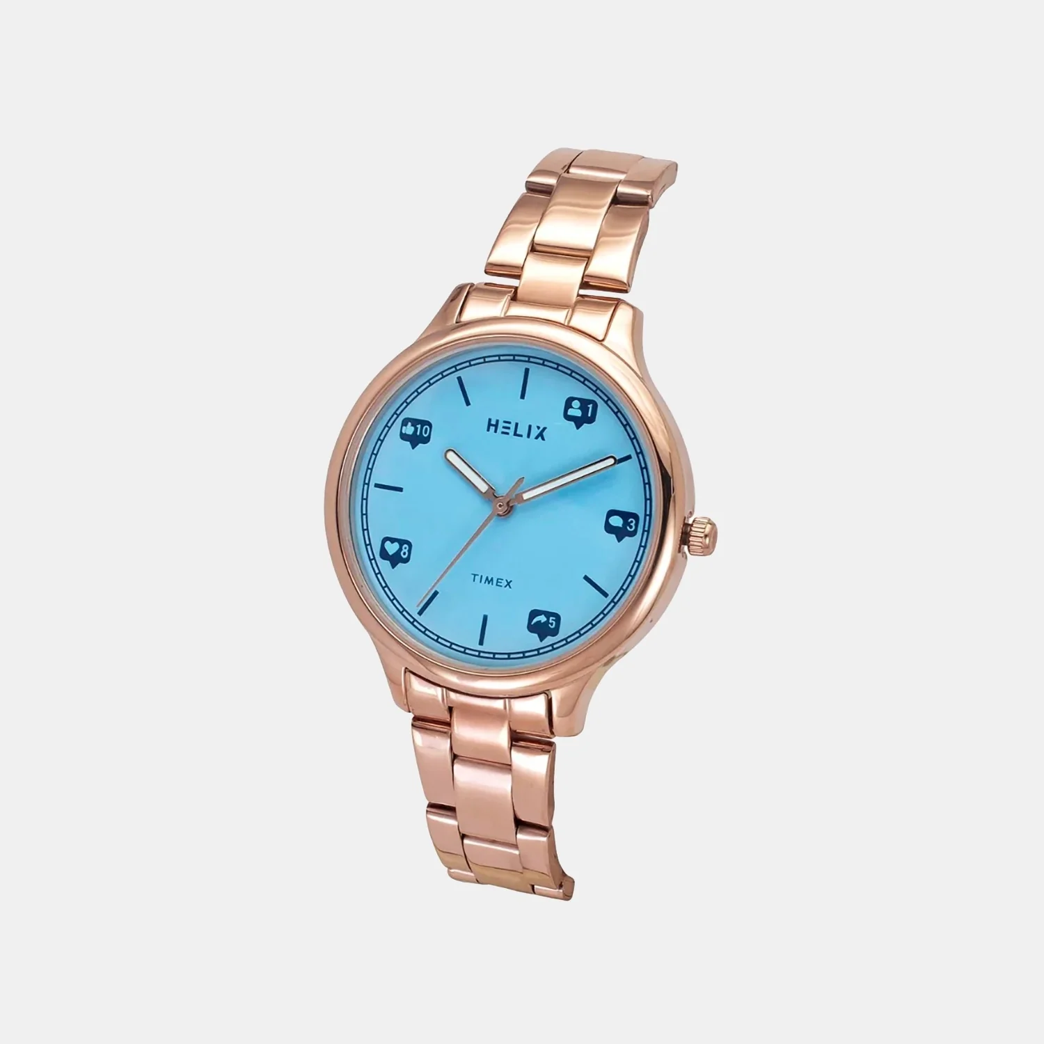 Women Quartz Blue Dial Analog Stainless Steel Watch TW060HL05T - Image 2