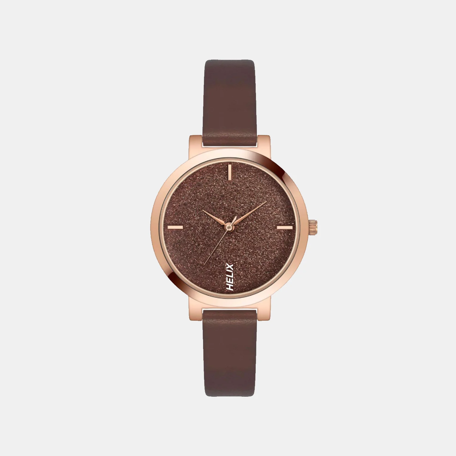 Women Quartz Brown Dial Analog Leather Watch TW041HL20