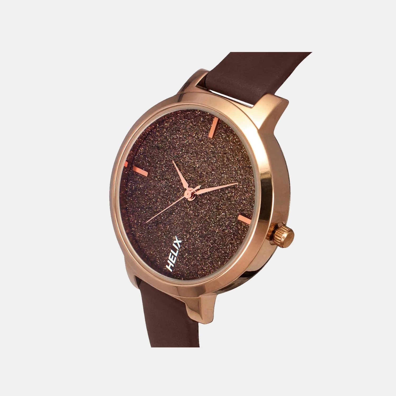 Women Quartz Brown Dial Analog Leather Watch TW041HL20 - Image 2