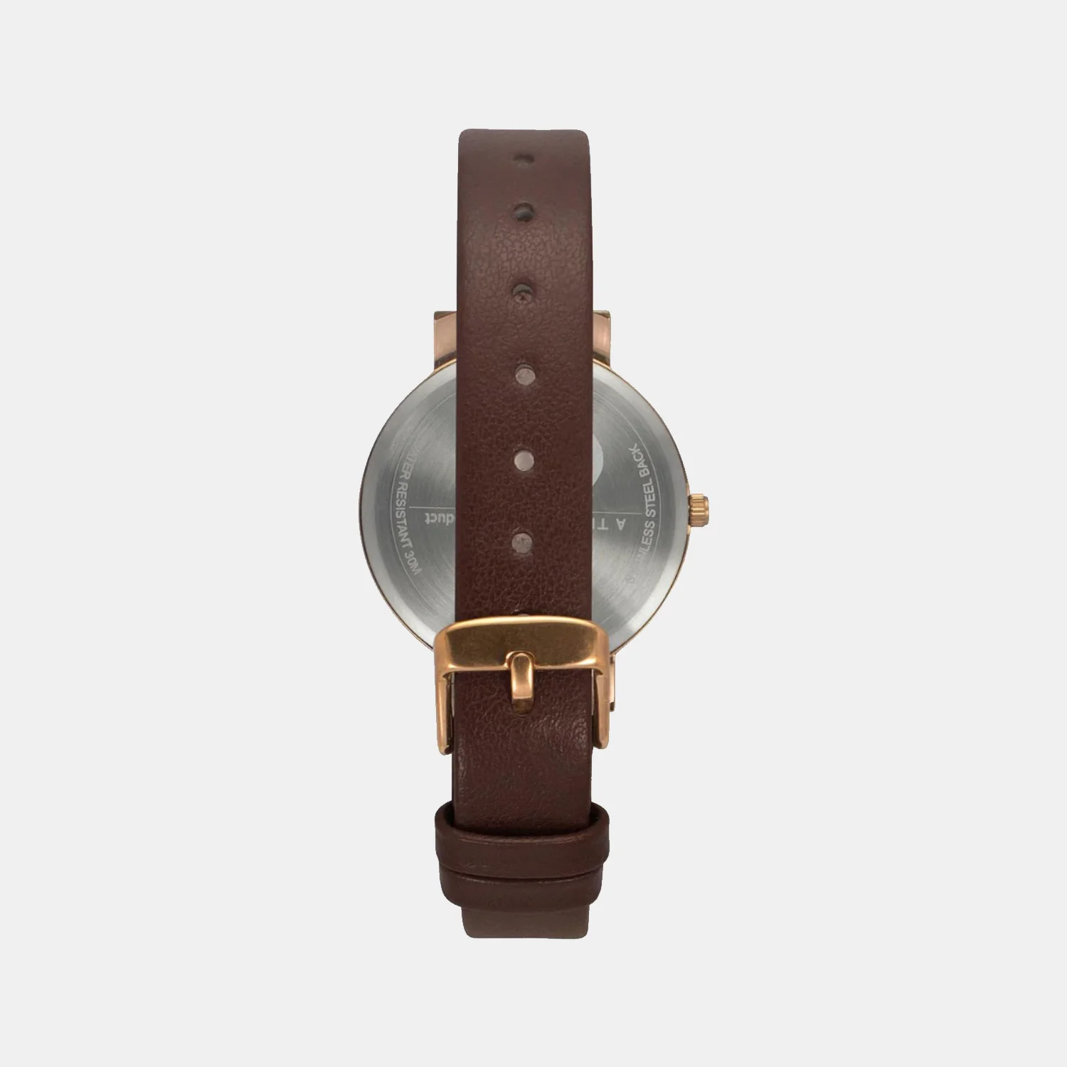 Women Quartz Brown Dial Analog Leather Watch TW041HL20 - Image 4