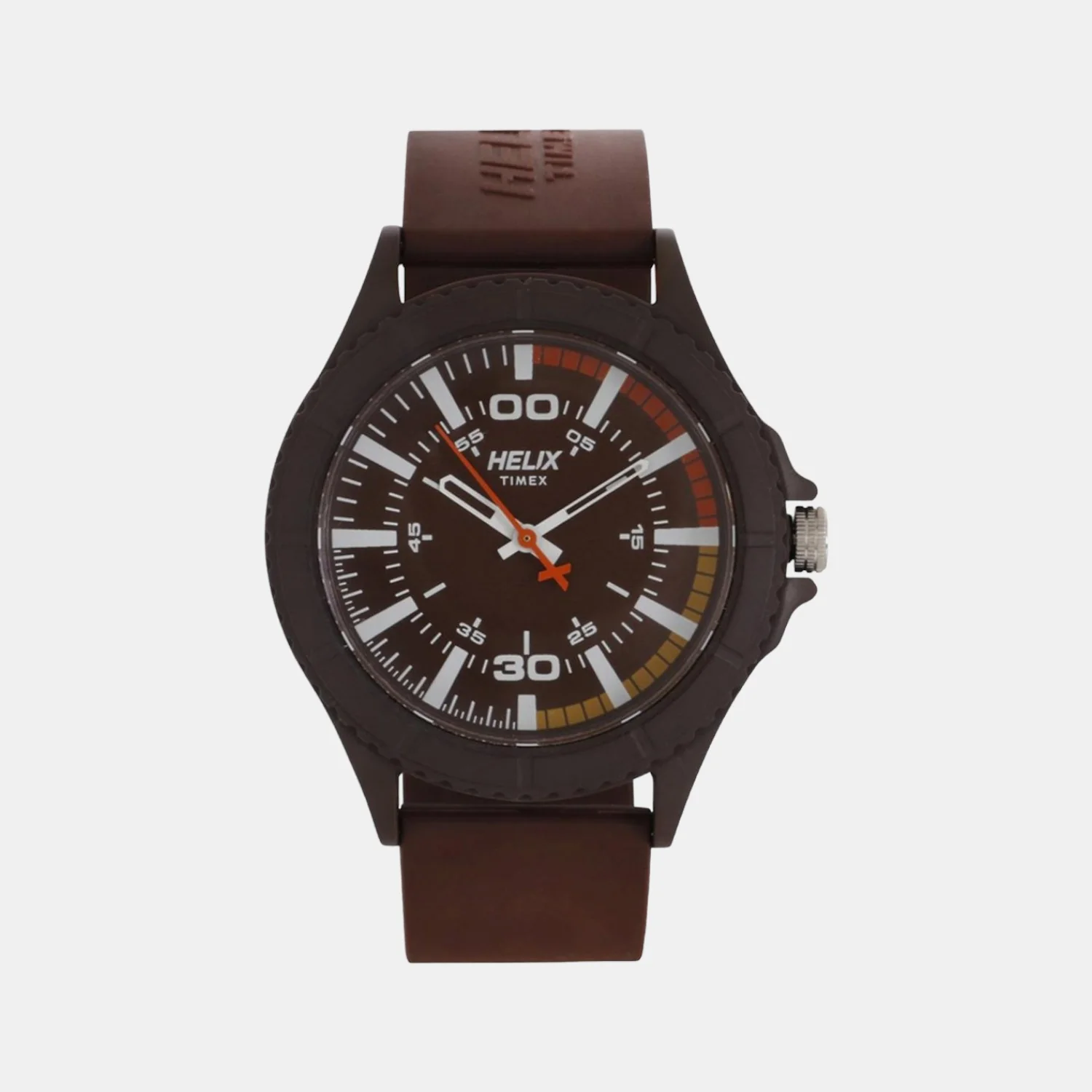 Women Quartz Brown Dial Analog Rubber Watch TW033HG01