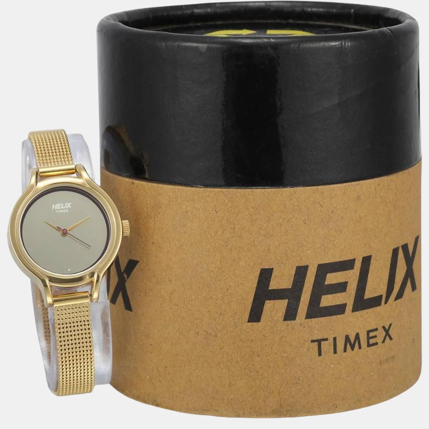 Women Quartz Gold Dial Analog Stainless Steel Watch TW027HL12 - Image 5