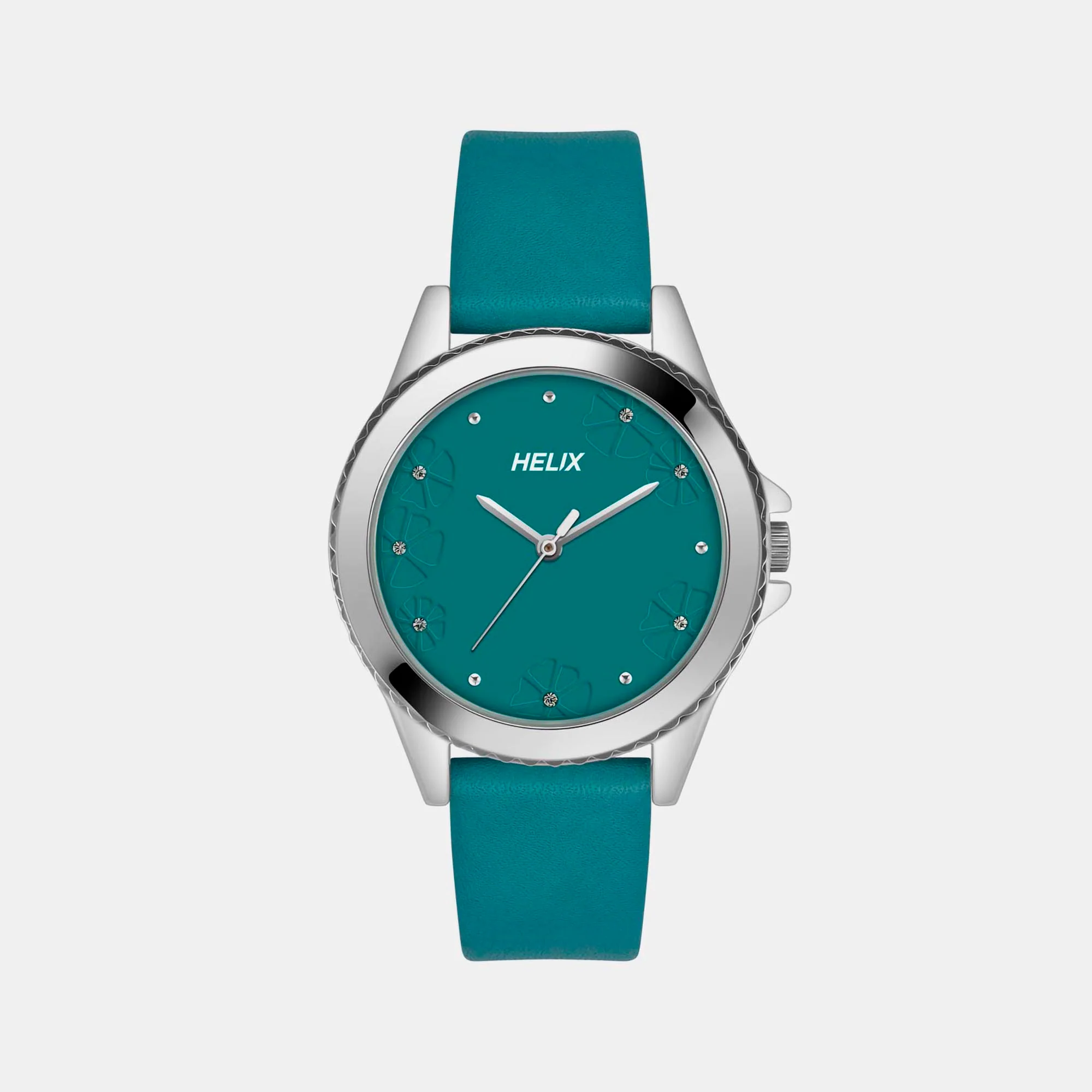 Women Quartz Green Dial Analog Leather Watch TW035HL12 - Image 2