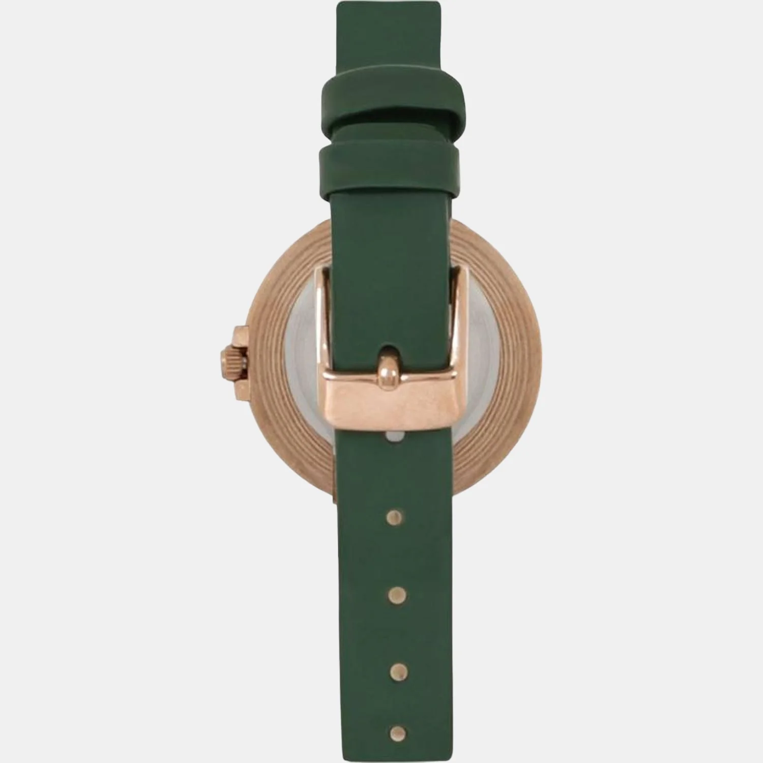 Women Quartz Green Dial Analog Leather Watch TW038HL02 - Image 4