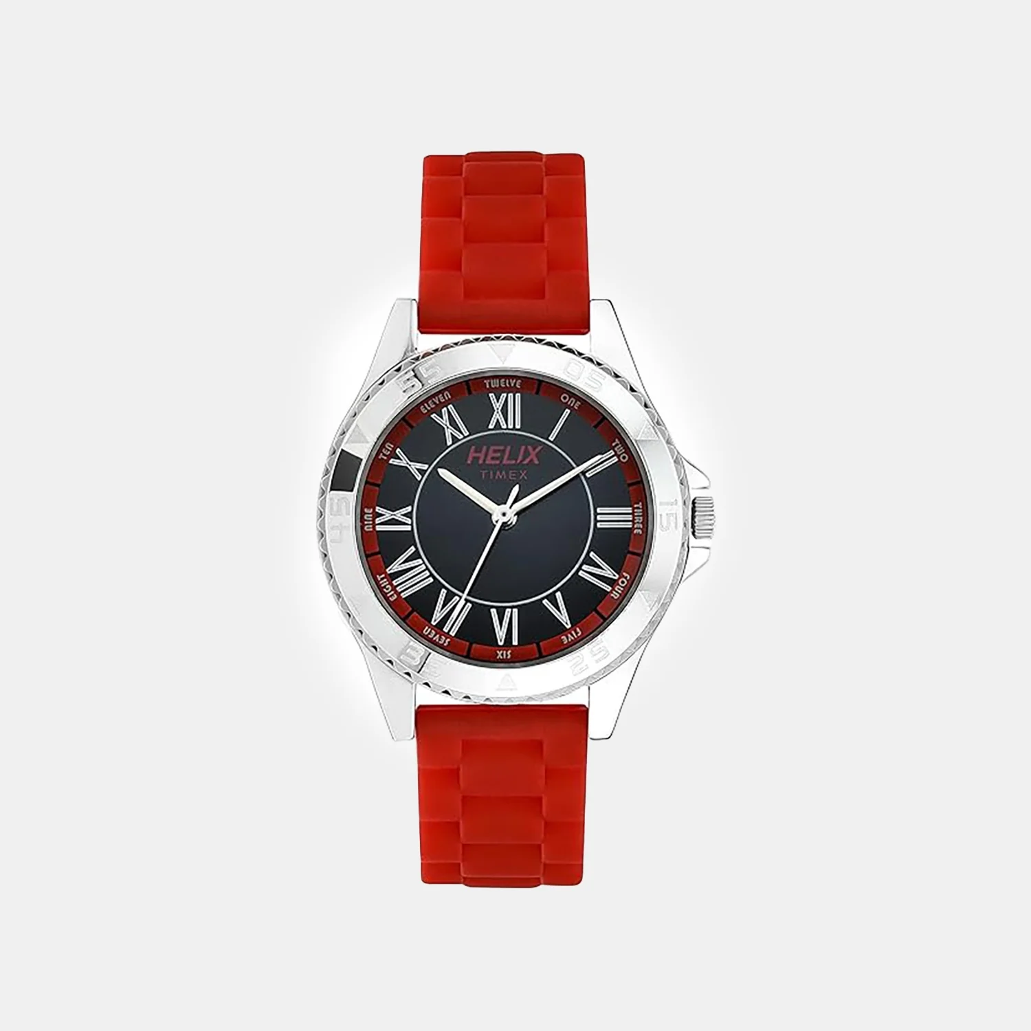 Women Quartz Grey Dial Analog Silicone Watch TW035HL01