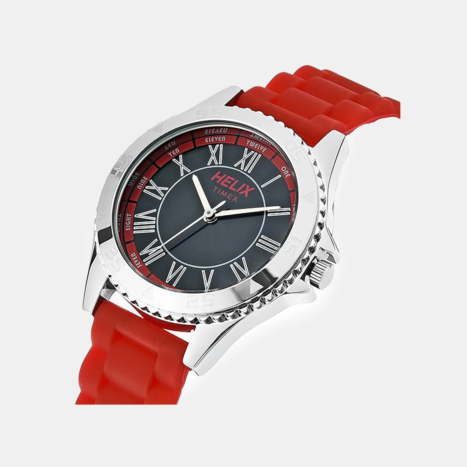 Women Quartz Grey Dial Analog Silicone Watch TW035HL01 - Image 2