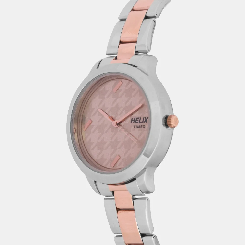 Women Quartz Grey Dial Analog Stainless Steel Watch TW022HL12 - Image 3