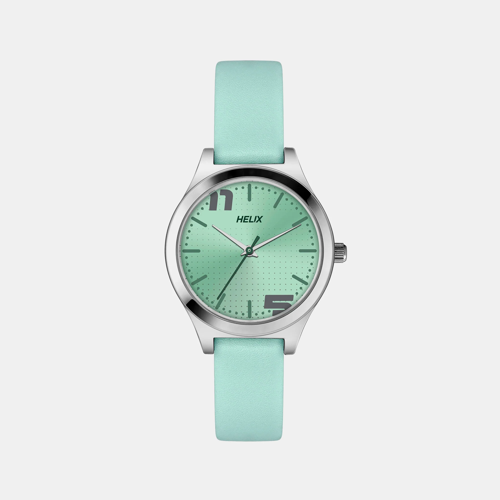 Women Quartz Mint Dial Analog Leather Watch TW049HL01