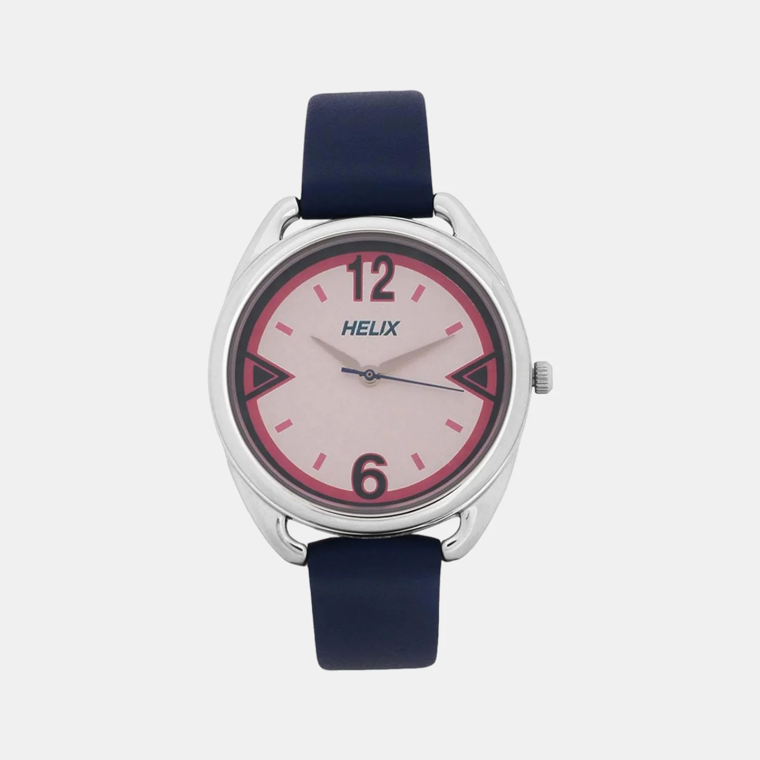 Women Quartz Pink Dial Analog Leather Watch TW043HL07