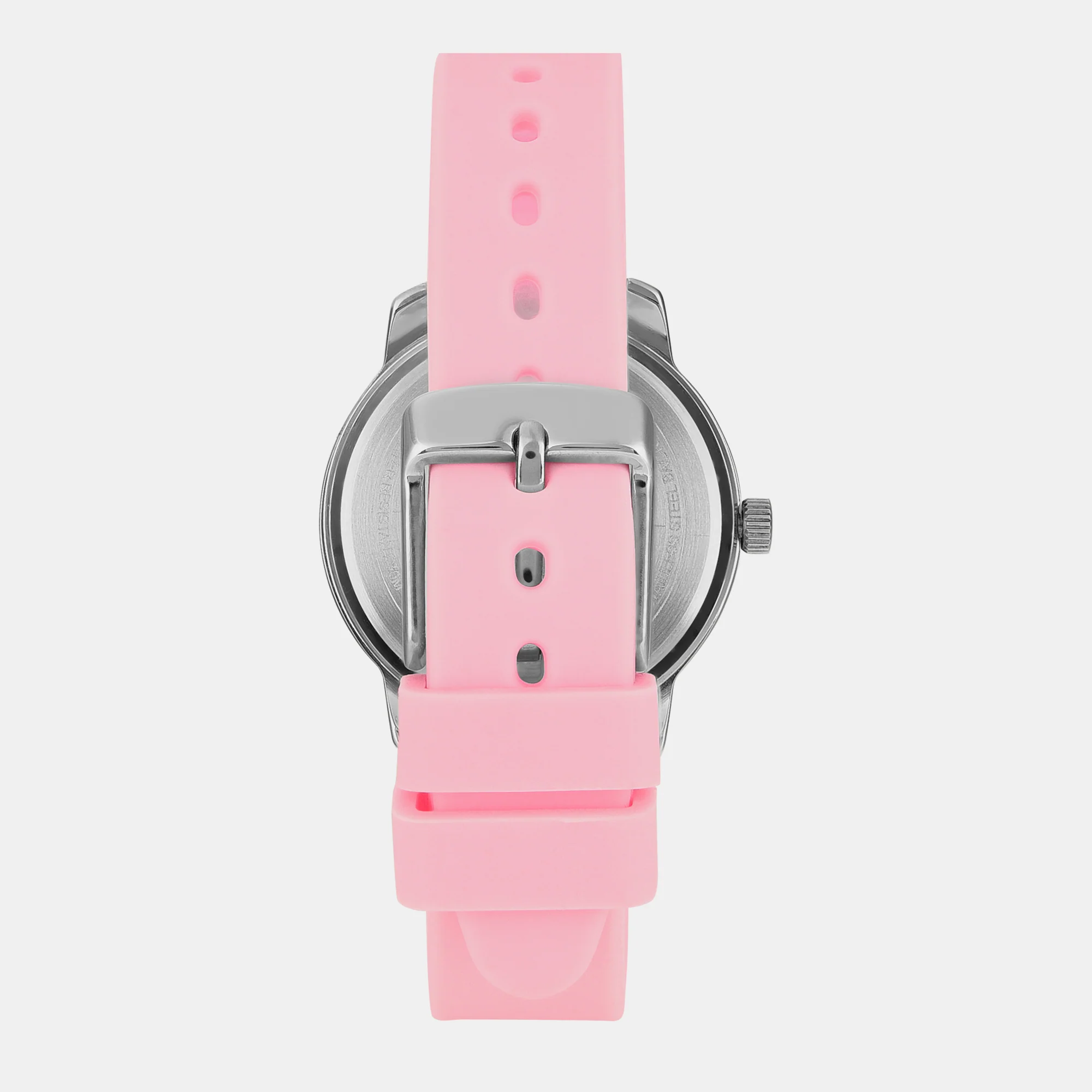 Women Quartz Pink Dial Analog Silicone Watch TW048HL14 - Image 7