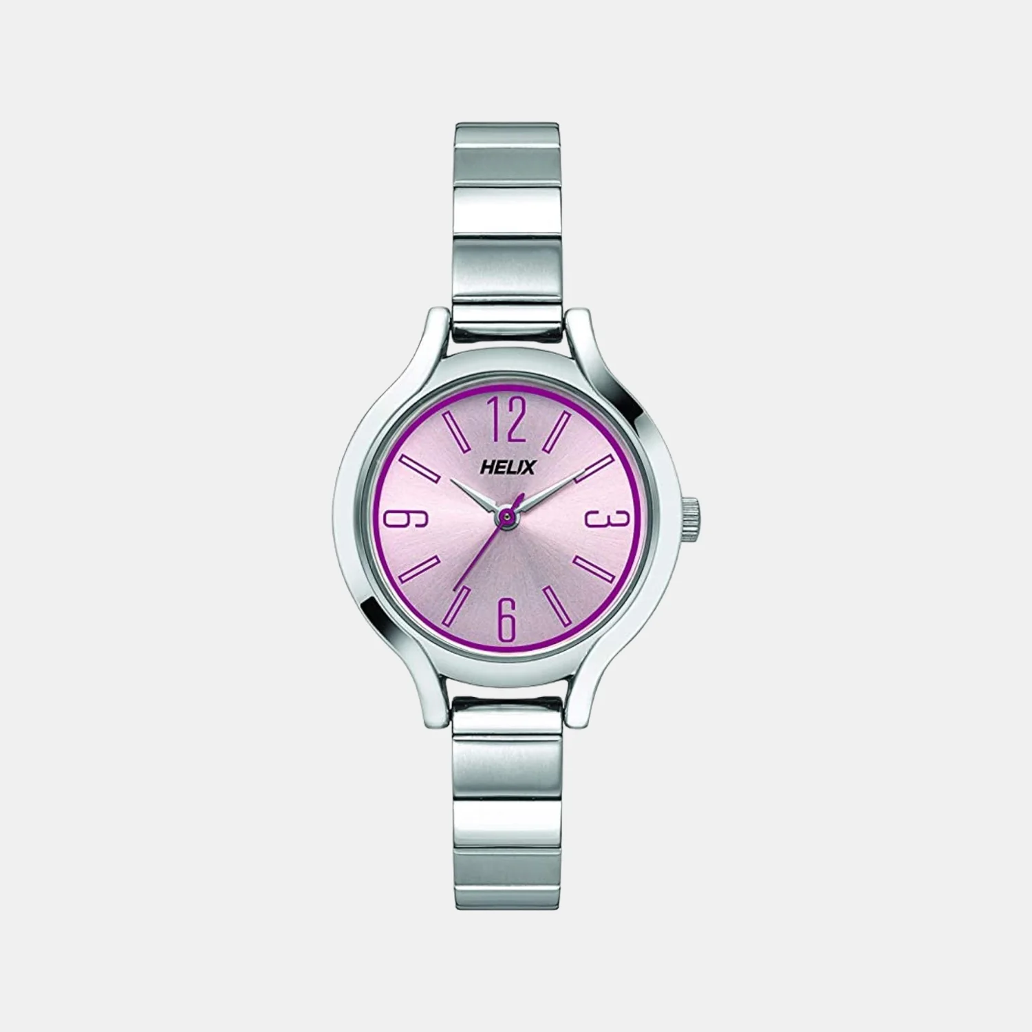 Women Quartz Pink Dial Analog Stainless Steel Watch TW027HL17