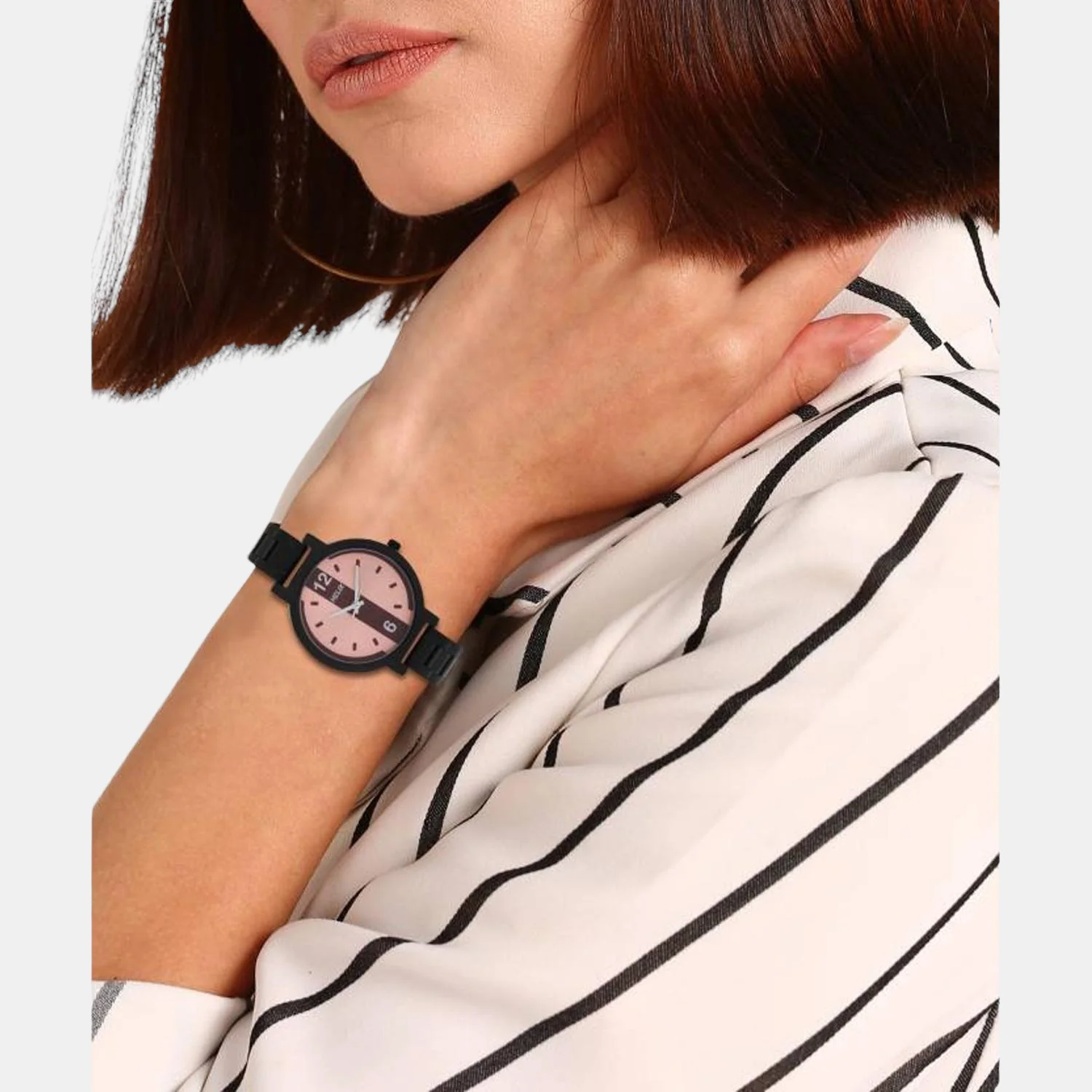 Women Quartz Pink Dial Analog Stainless Steel Watch TW041HL10 - Image 5