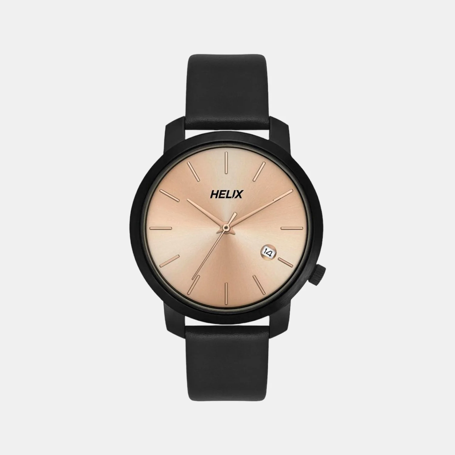 Women Quartz Rose Gold Dial Analog Leather Watch TW032HL36