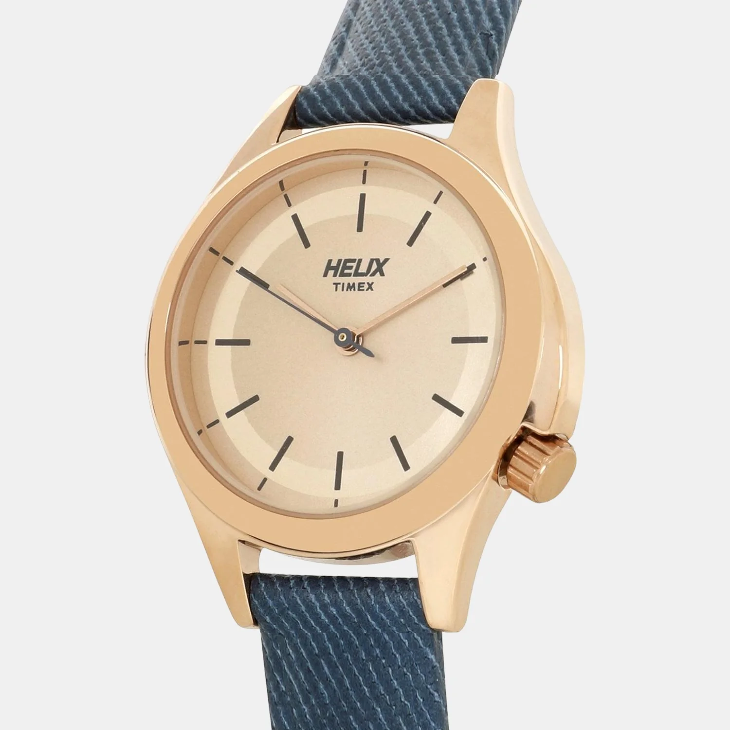 Women Quartz Rose Gold Dial Analog Leather Watch TW037HL08 - Image 3