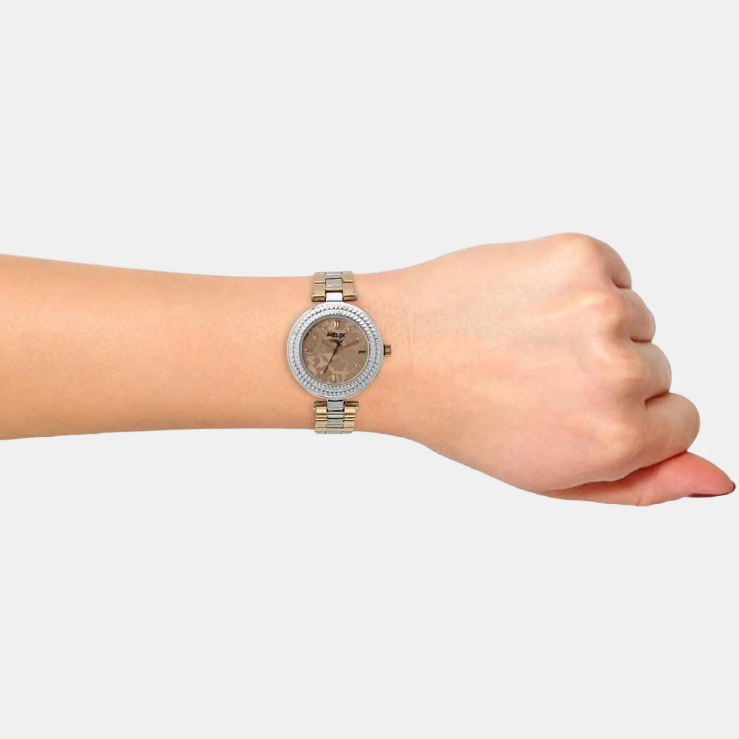 Women Quartz Rose Gold Dial Analog Stainless Steel Watch TW033HL05 - Image 5