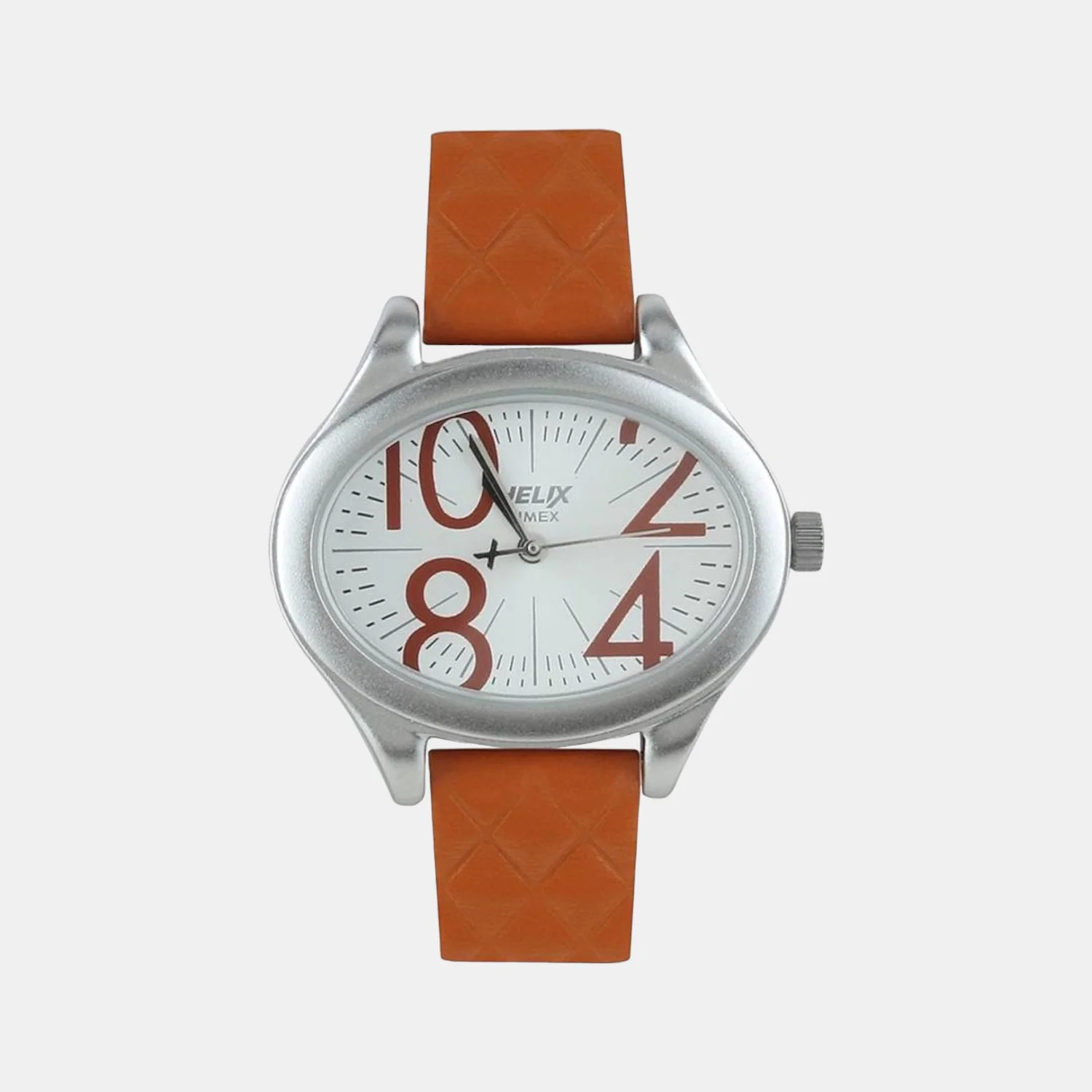 Women Quartz Silver Dial Analog Leather Watch TW029HL11