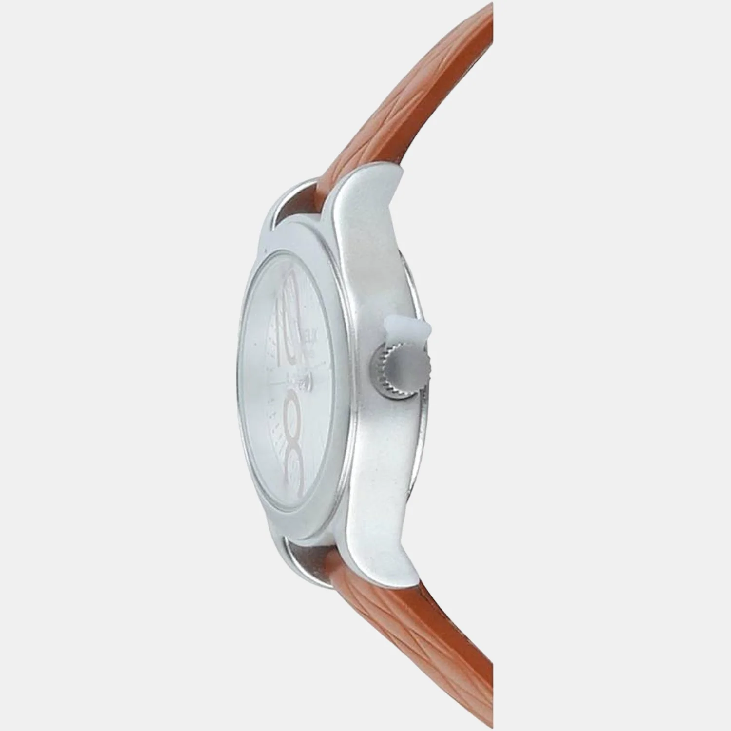 Women Quartz Silver Dial Analog Leather Watch TW029HL11 - Image 2