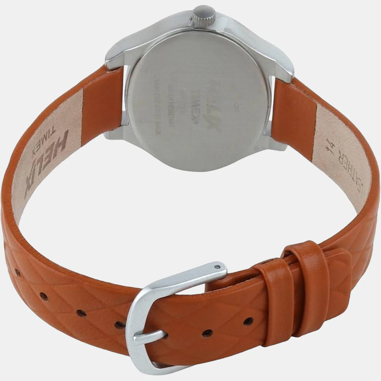 Women Quartz Silver Dial Analog Leather Watch TW029HL11 - Image 3