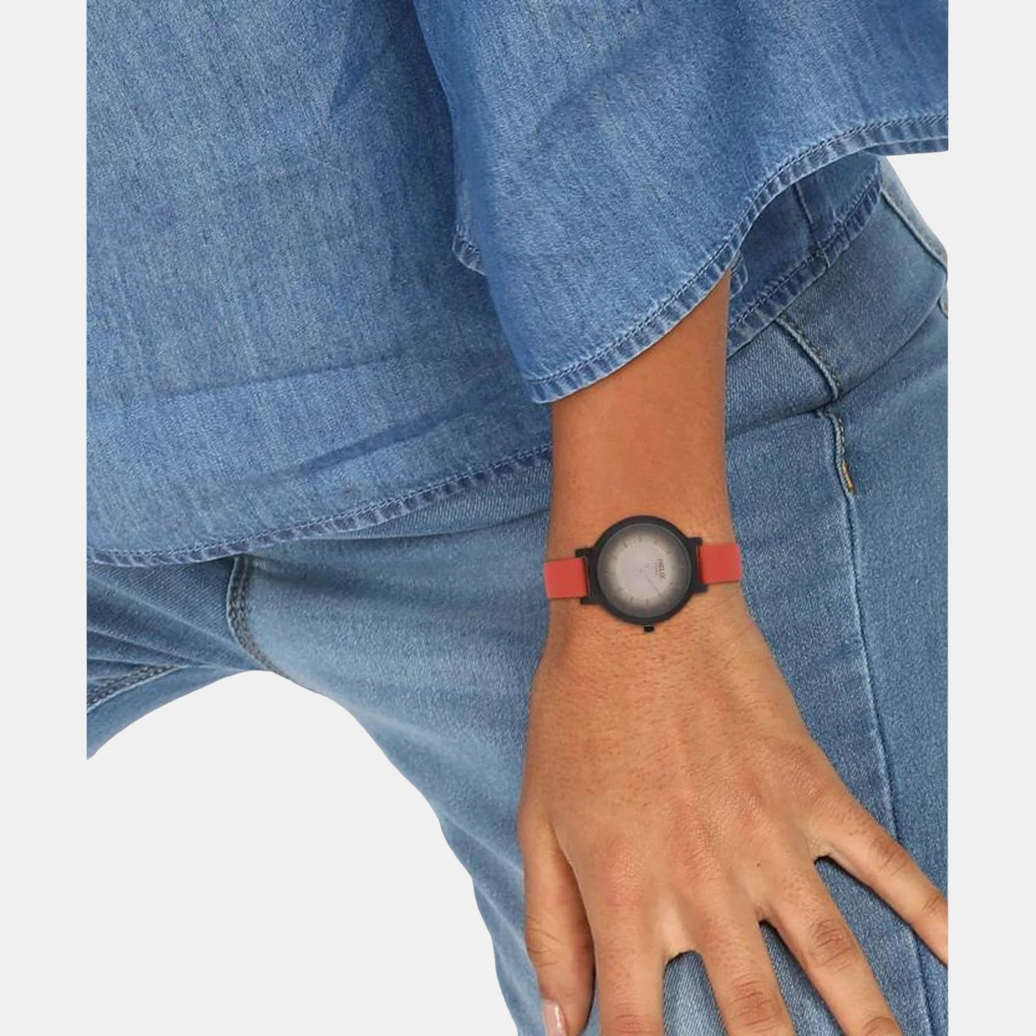 Women Quartz Silver Dial Analog Leather Watch TW041HL02 - Image 5