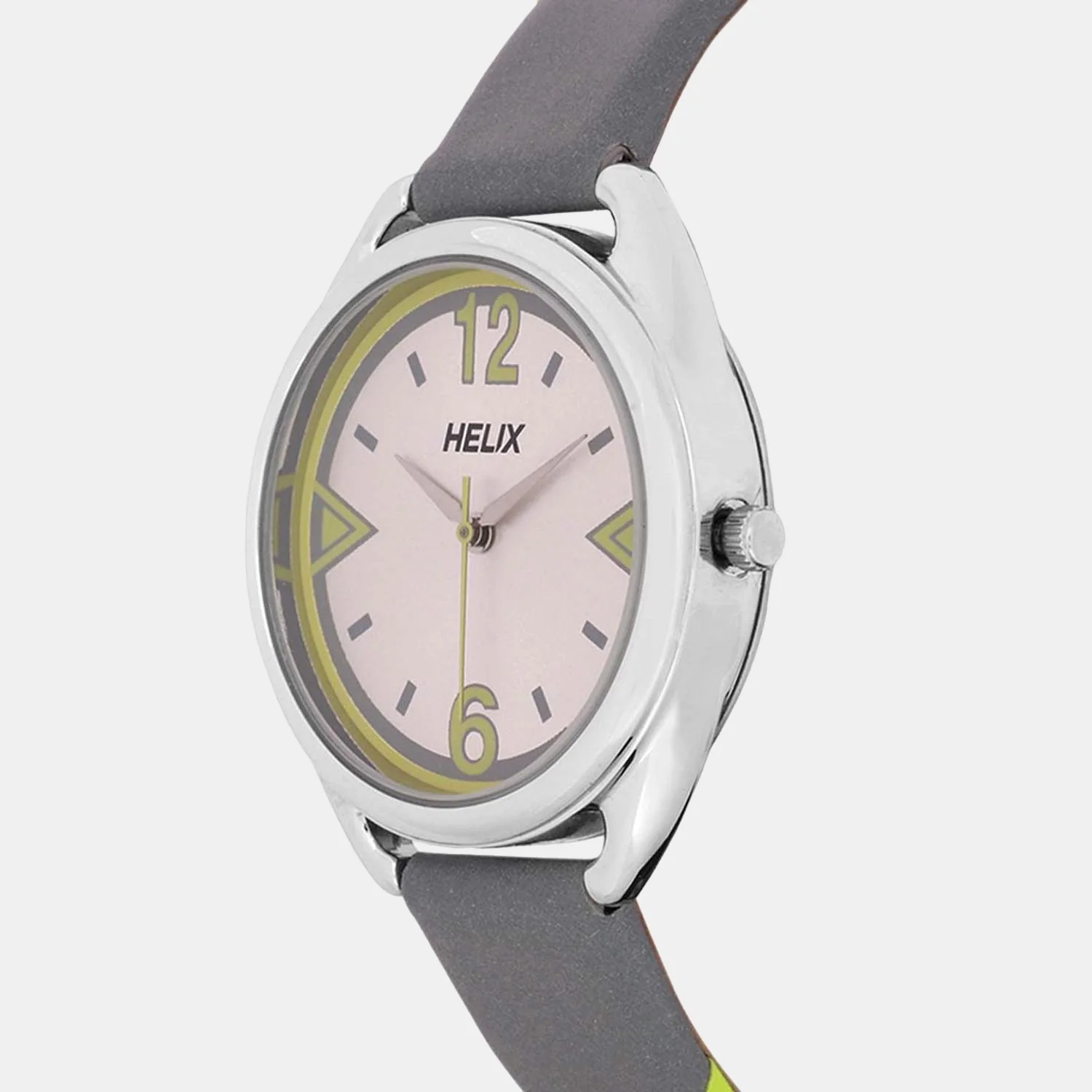 Women Quartz Silver Dial Analog Leather Watch TW043HL06 - Image 3
