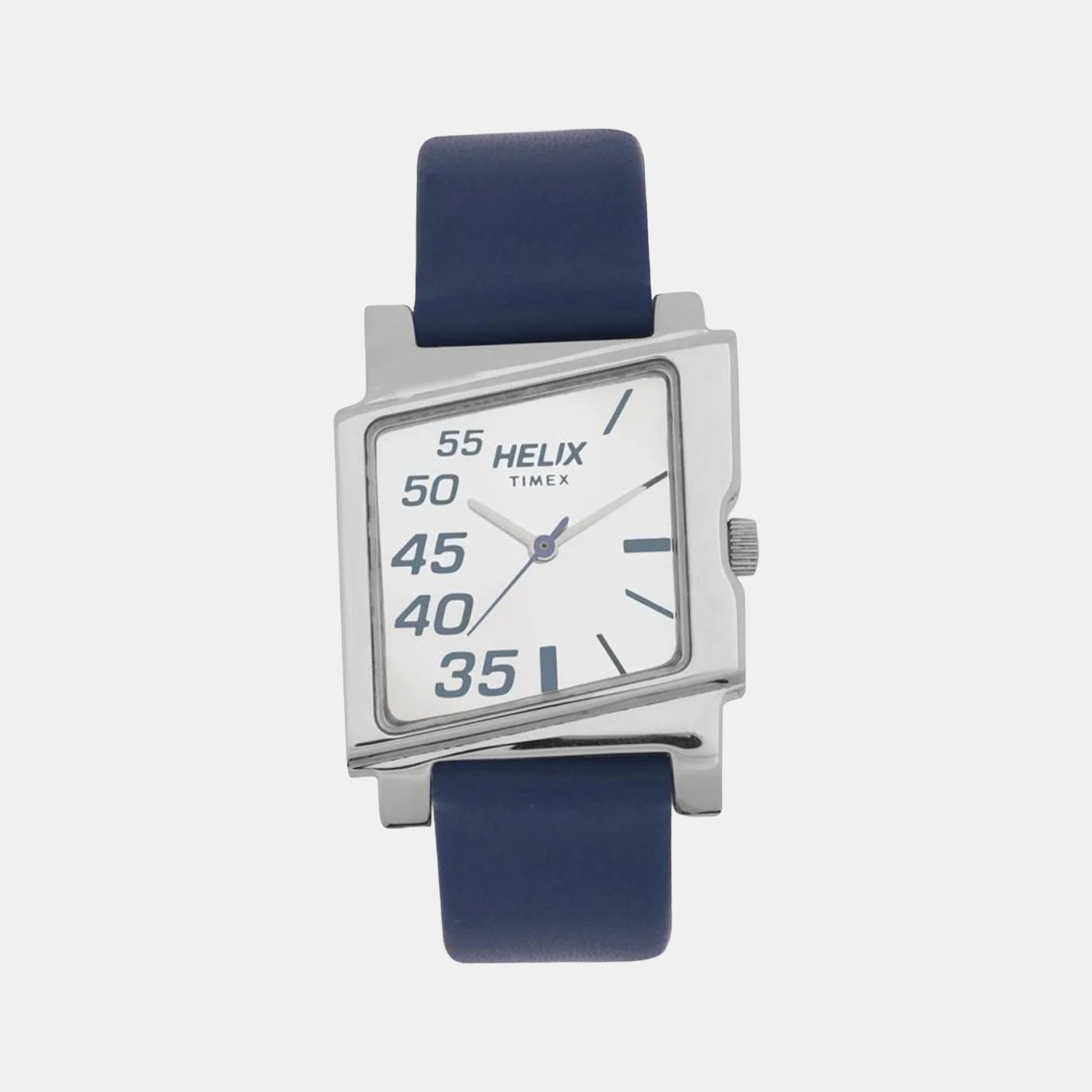 Women Quartz Silver Dial Analog Leather Watch TW044HL02