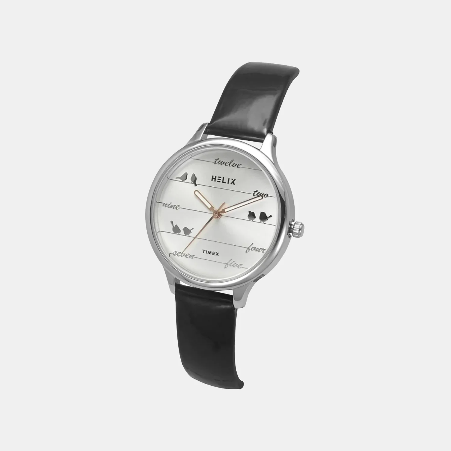 Women Quartz Silver Dial Analog Leather Watch TW060HL01T - Image 3