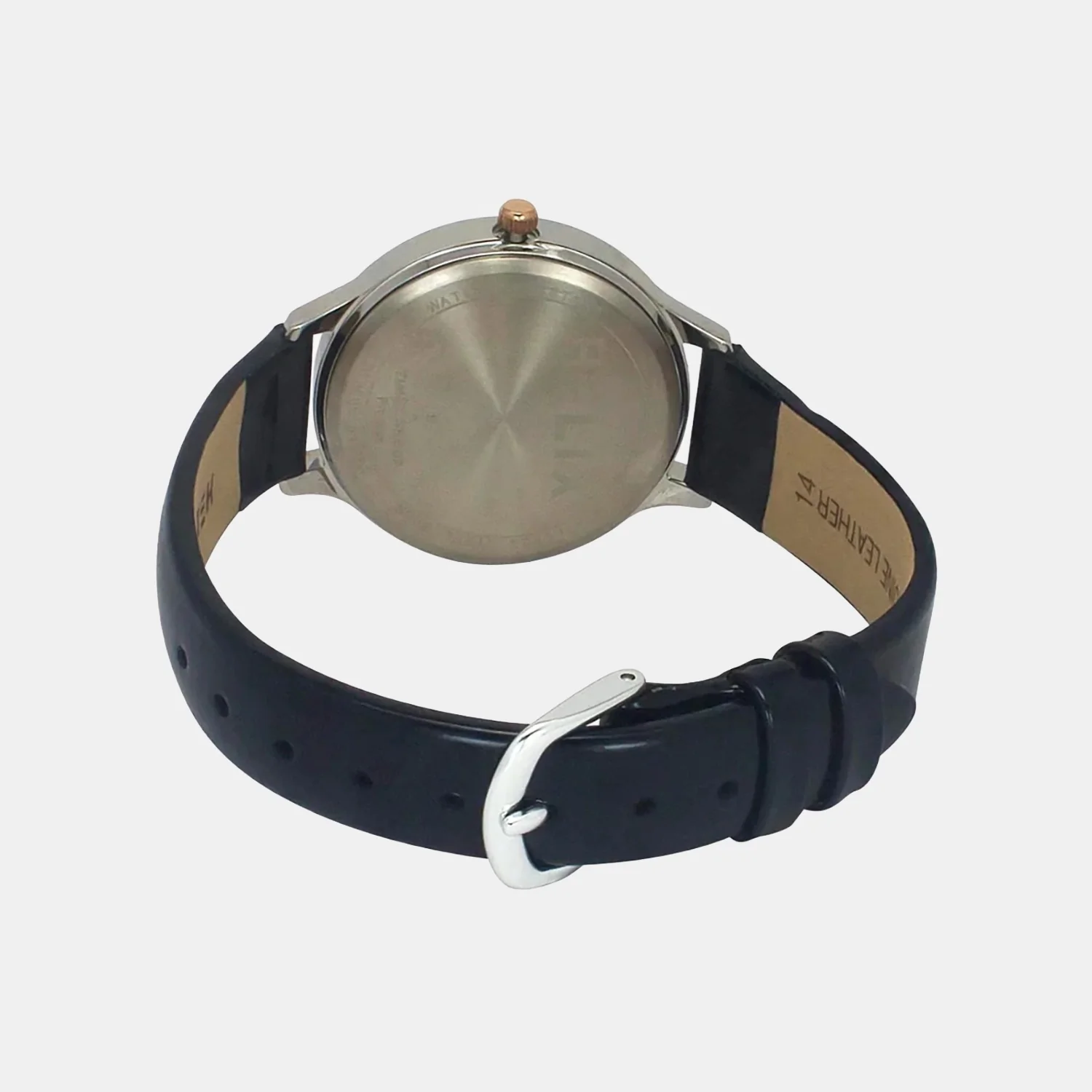 Women Quartz Silver Dial Analog Leather Watch TW060HL01T - Image 4