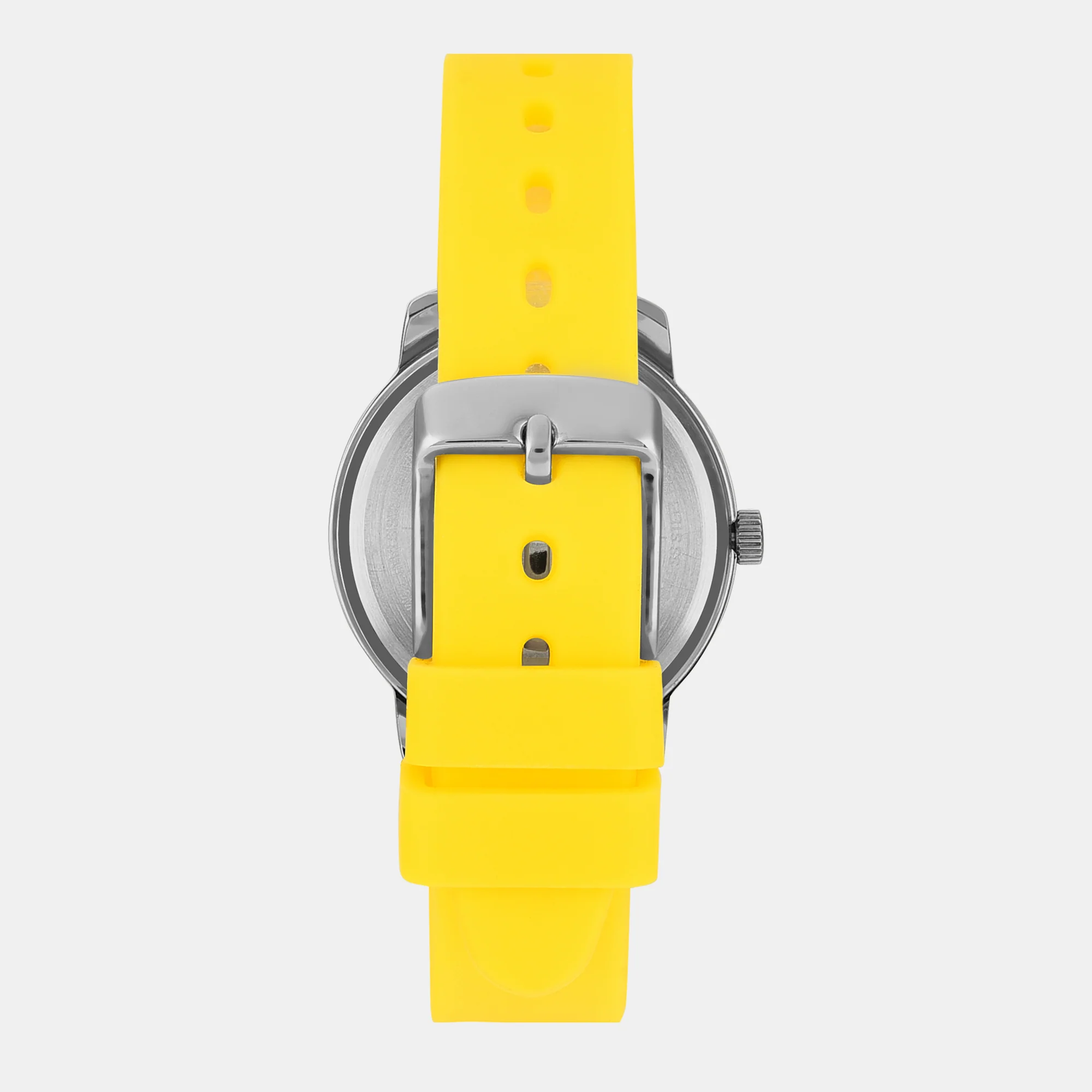 Women Quartz Silver Dial Analog Silicone Watch TW048HL13 - Image 5