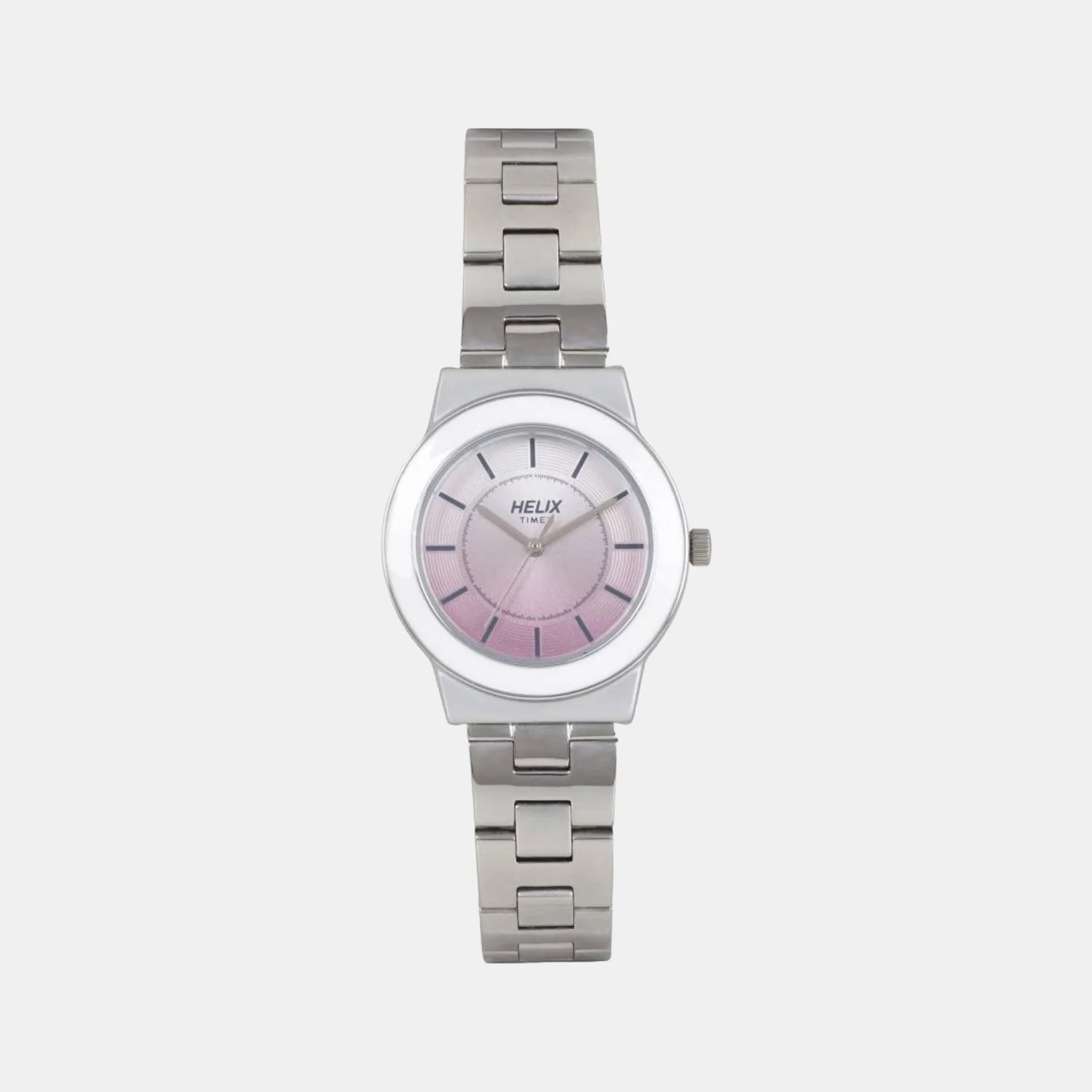 Women Quartz Silver Dial Analog Stainless Steel Watch TW036HL11