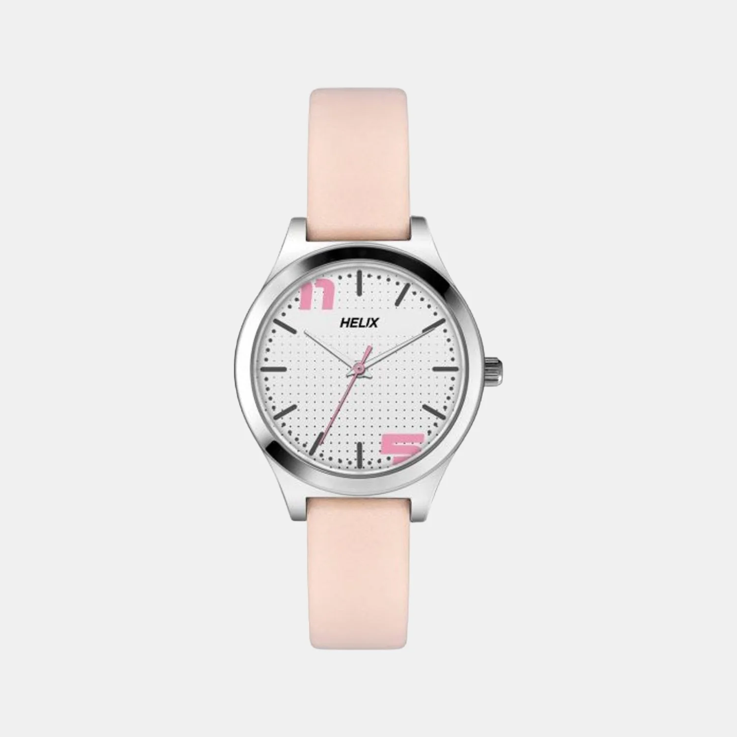 Women Quartz White Dial Analog Leather Watch TW049HL00