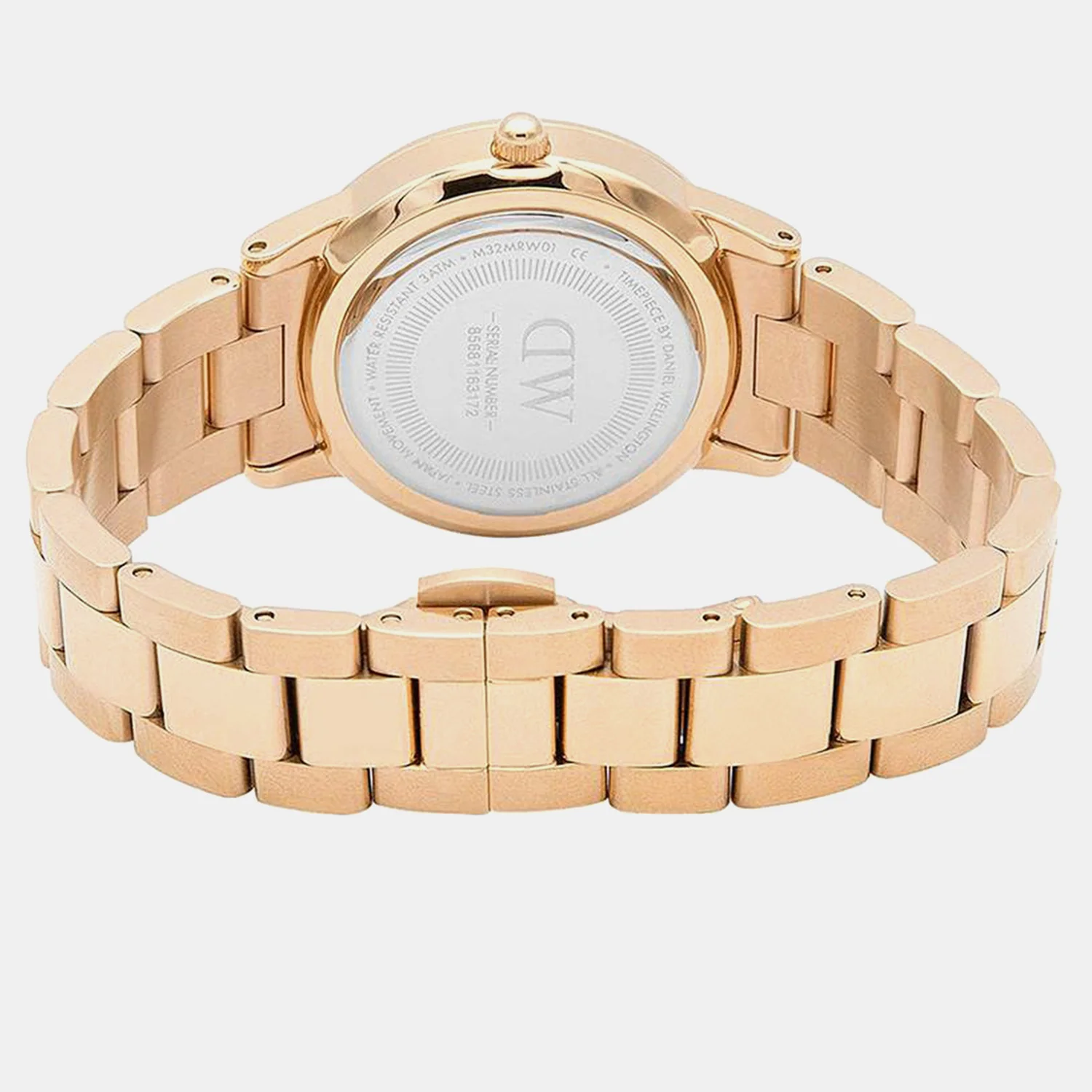Iconic Link Men Quartz White Dial Analog Stainless Steel Watch DW00100343K - Image 5