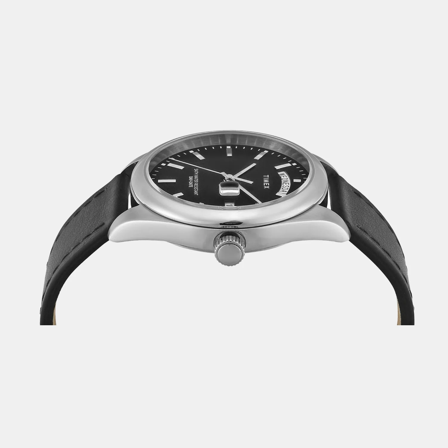 Legacy Men Quartz Black Dial Analog Leather Watch TWEG27107 - Image 4