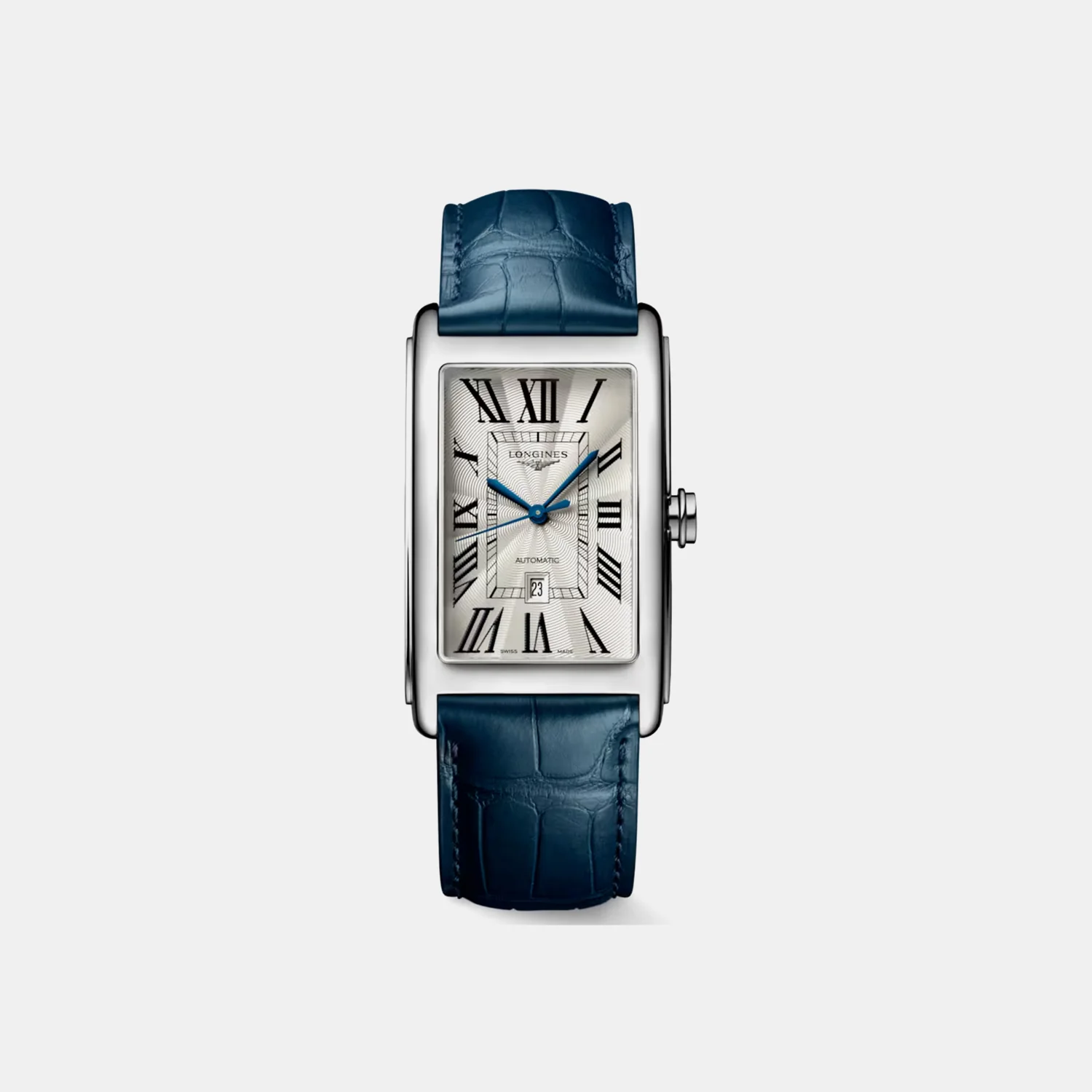 Dolcevita Men Automatic Silver Dial Analog Leather Watch L57674719