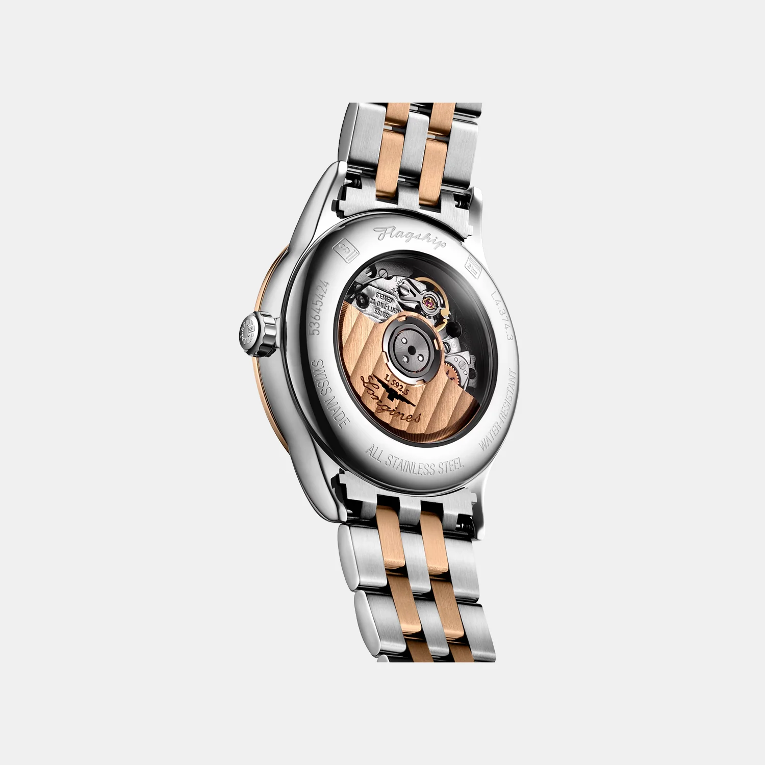 Flagship Classic Women Automatic Grey Dial Analog Stainless Steel Watch L43743777 - Image 4