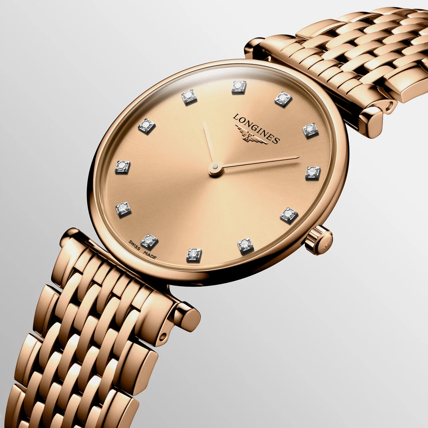 La Grande Classique De Women Quartz Gold Dial Analog Stainless Steel Watch L45121908 - Image 4