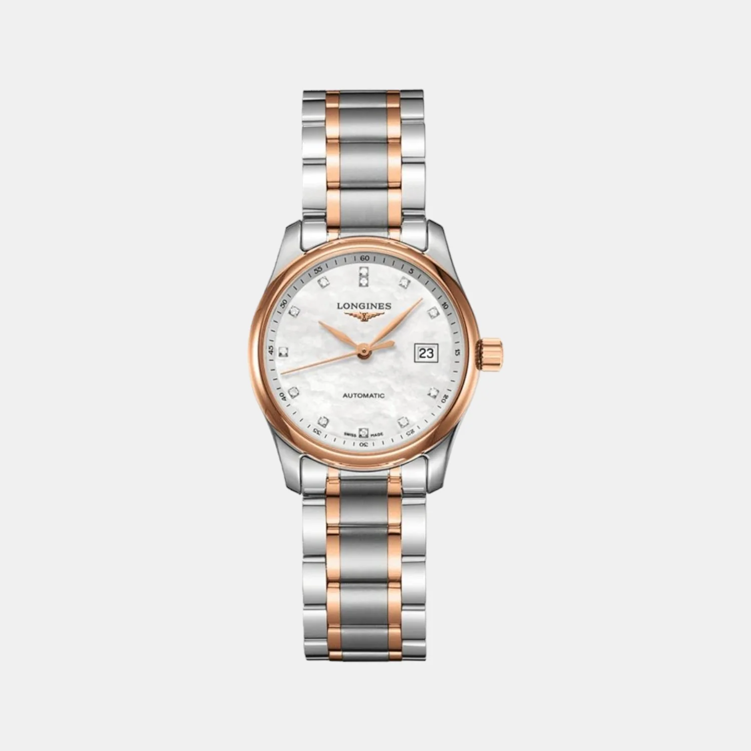 Master Collection Women Automatic White Dial Analog Stainless Steel Watch L22575897