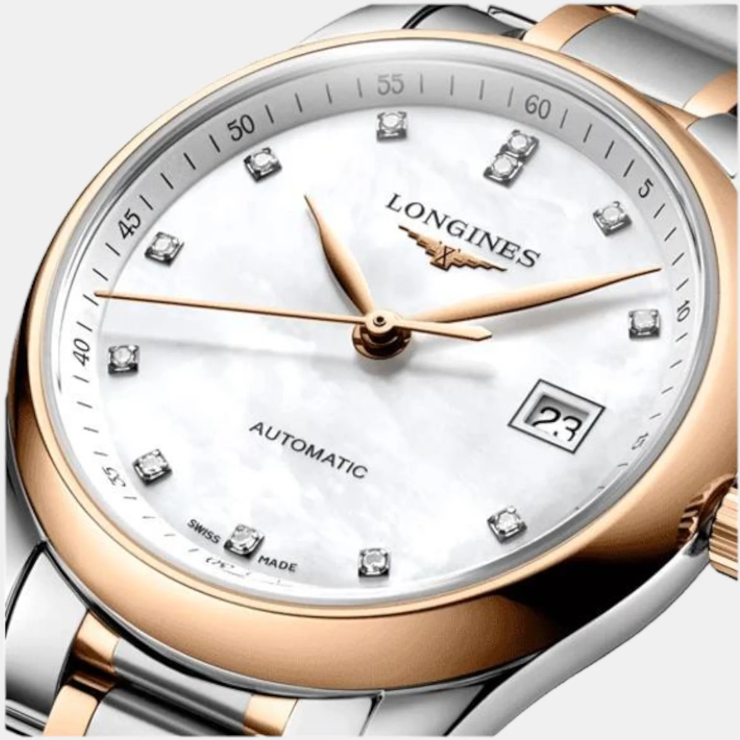 Master Collection Women Automatic White Dial Analog Stainless Steel Watch L22575897 - Image 2