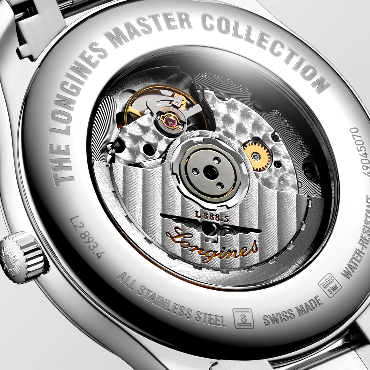 Men Automatic Black Dial Analog Stainless Steel Watch L28934576 - Image 5
