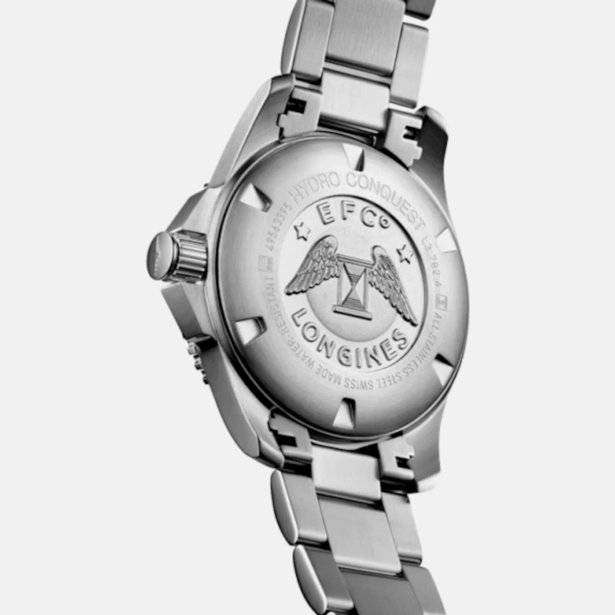 Men Automatic Green Dial Analog Stainless Steel Watch L37824066 - Image 3