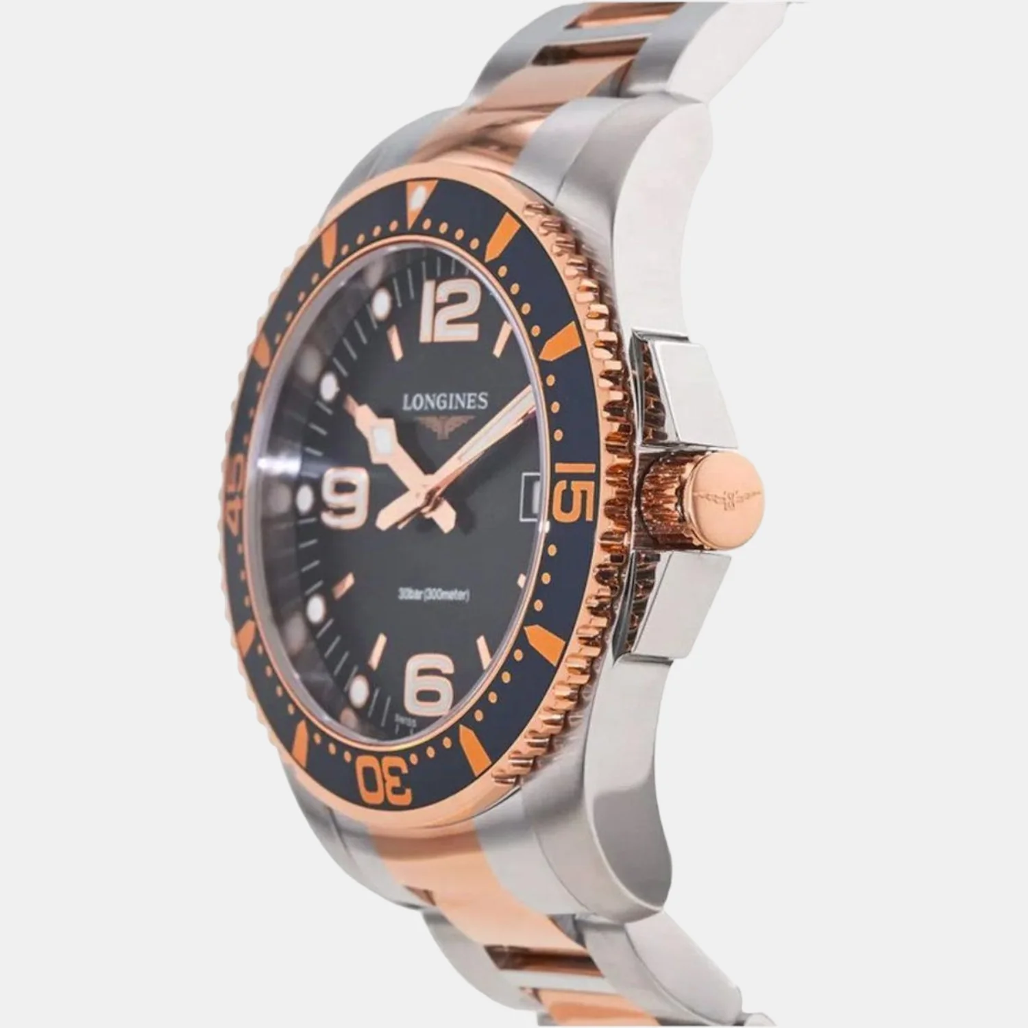 Men Quartz Blue Dial Analog Stainless Steel Watch L37403987 - Image 4