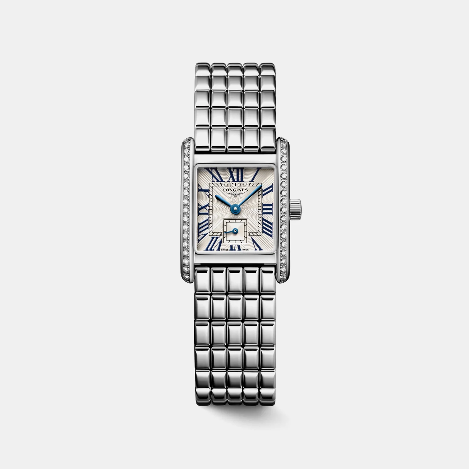 Mini Dolcevita Women Quartz Silver Dial Analog Stainless Steel Watch L52000716